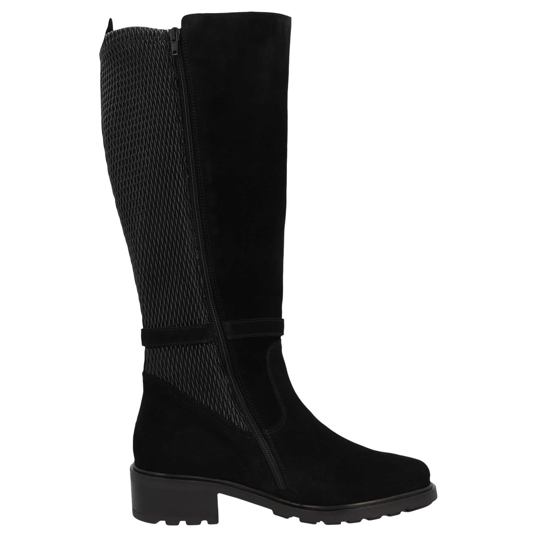 schwarze stiefel seitenansicht rechts