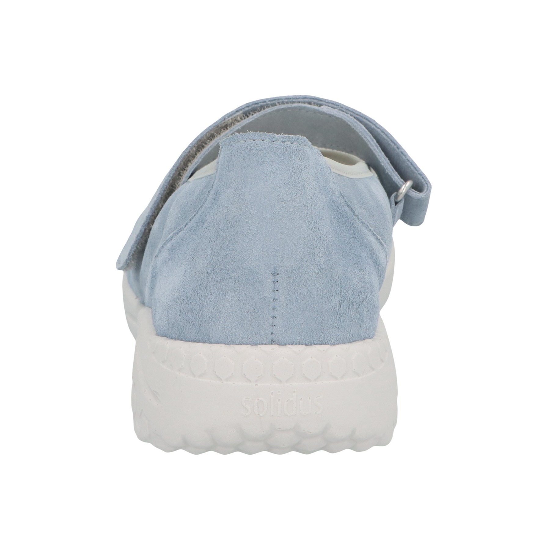 blaue slipper hinteransicht
