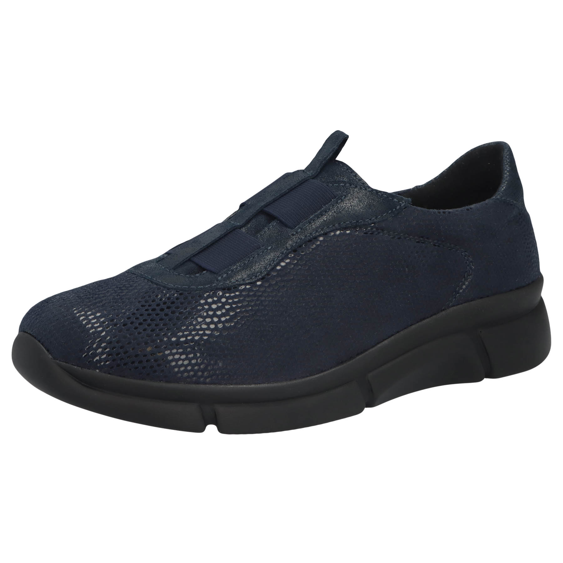 blaue halbschuh 3-4 ansicht