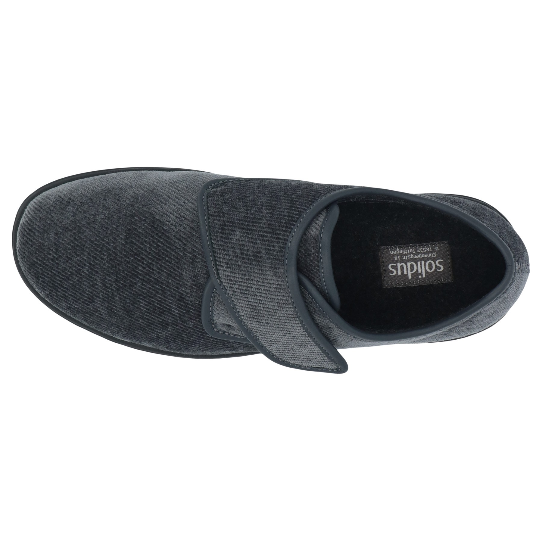 graue halbschuh draufsicht