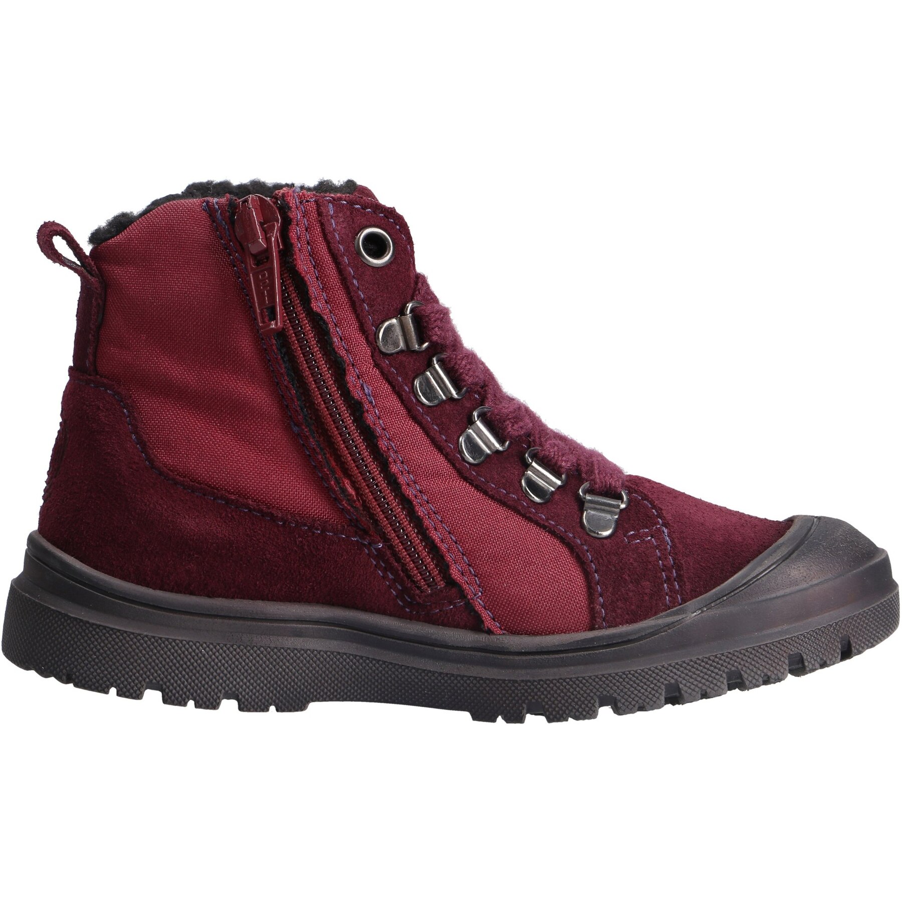 rote stiefeletten seitenansicht rechts