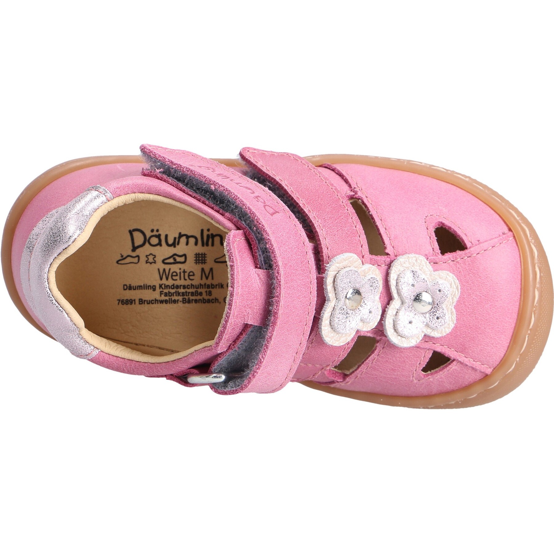 rote lauflernschuhe draufsicht