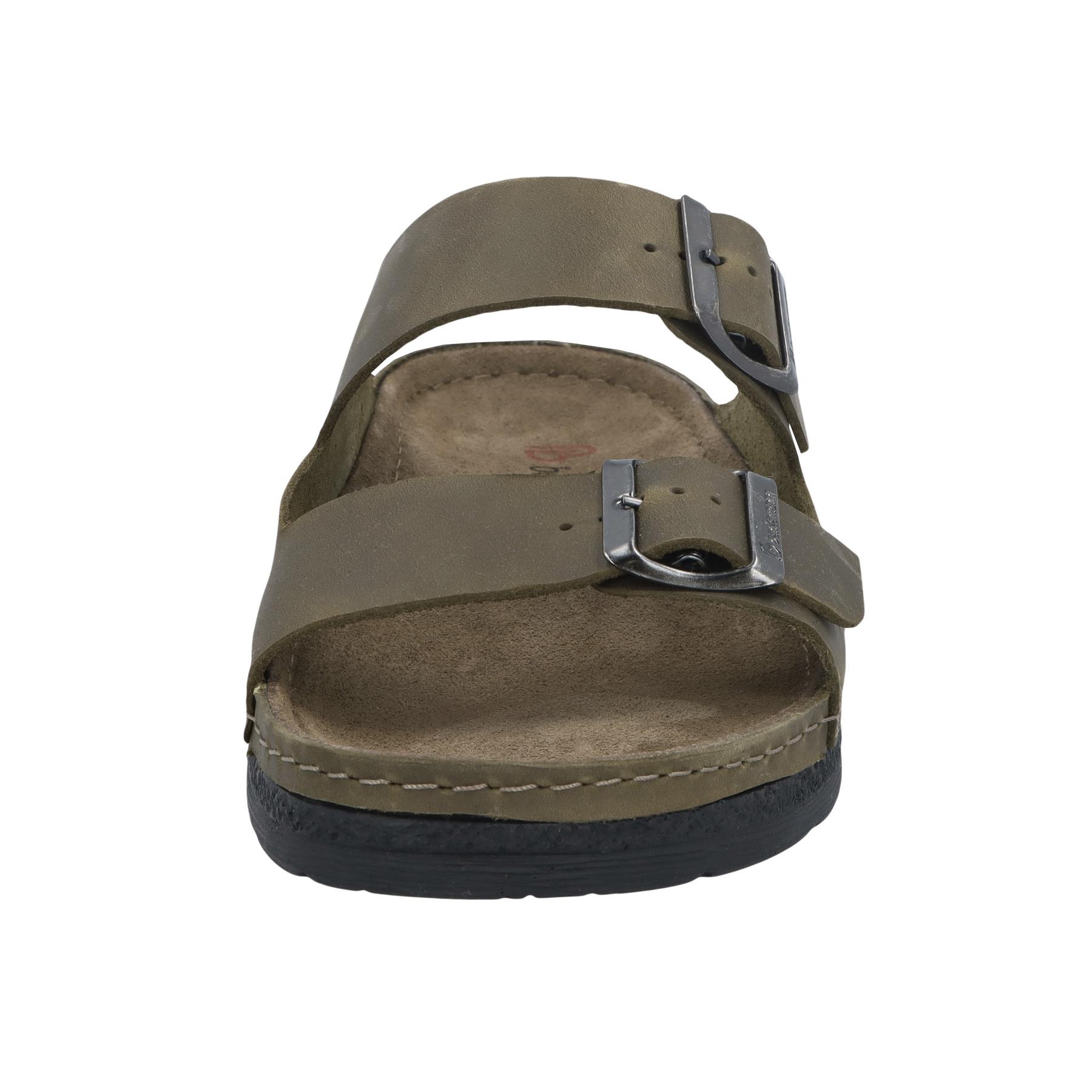 grüne pantolette vorderansicht