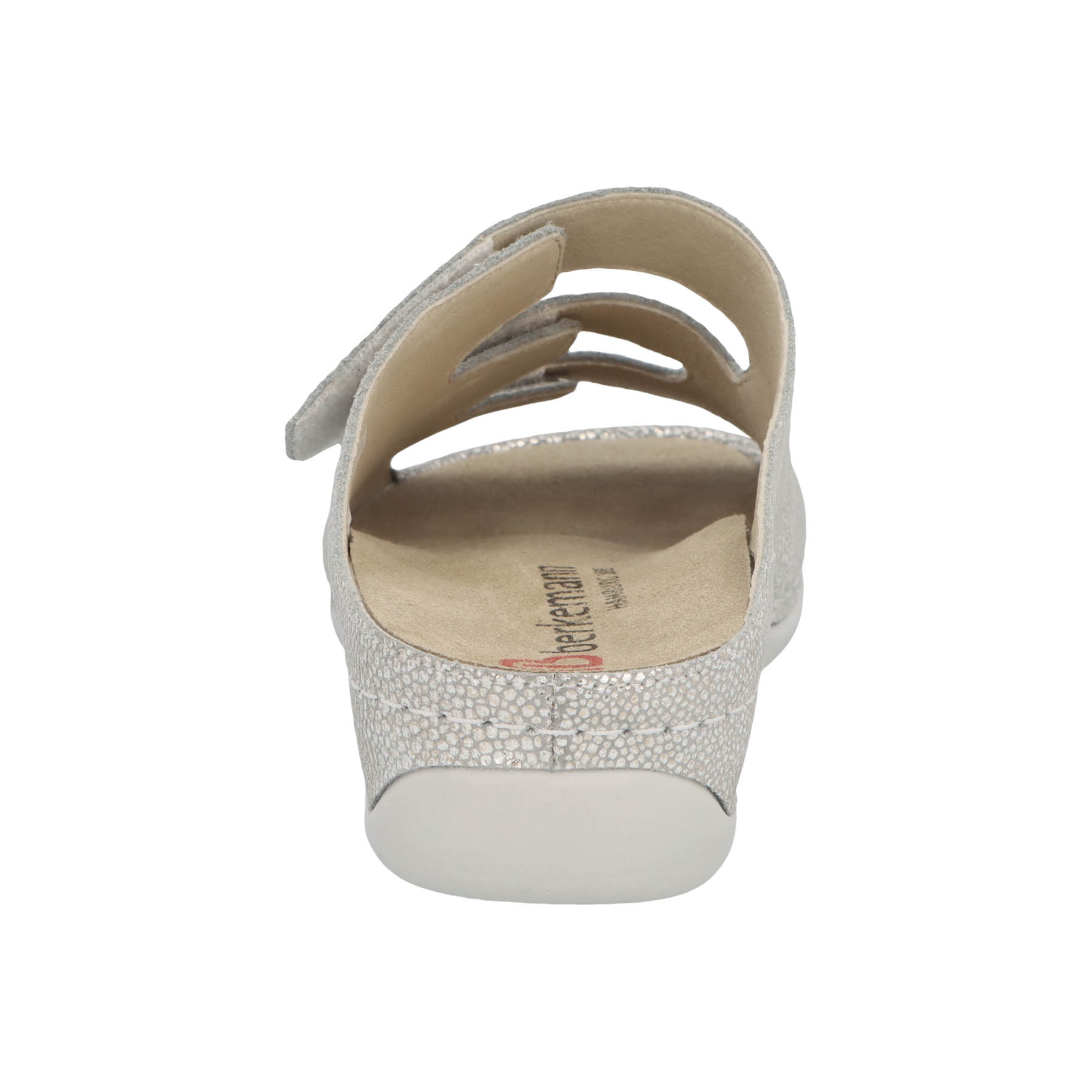 mehrfarbige pantolette hinteransicht