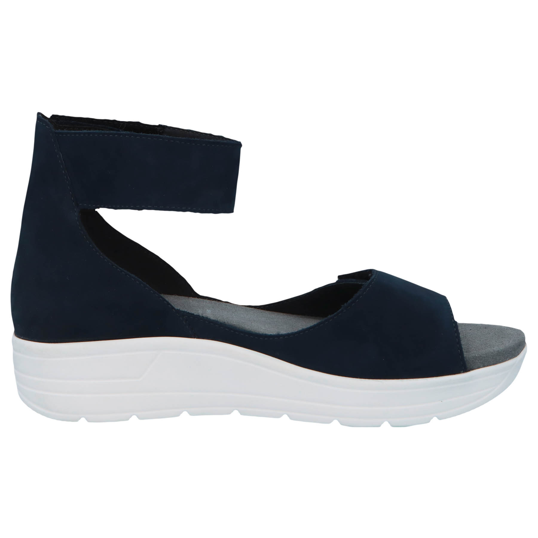 blaue sandale seitenansicht rechts