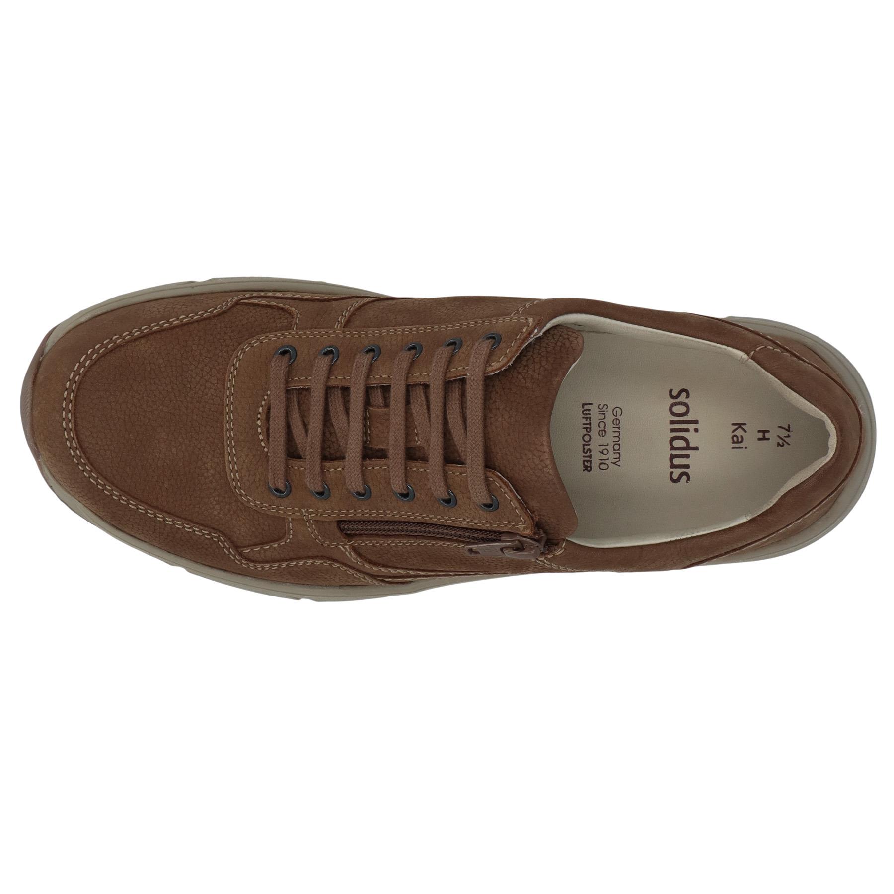 braune halbschuh draufsicht