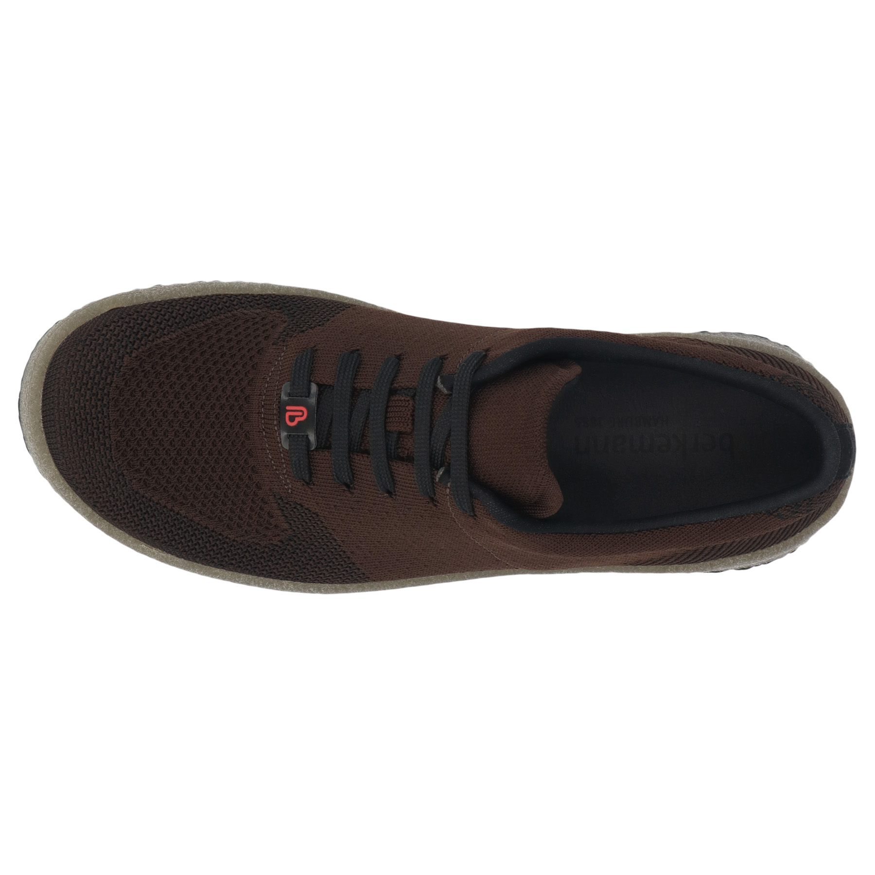 braune sneaker draufsicht