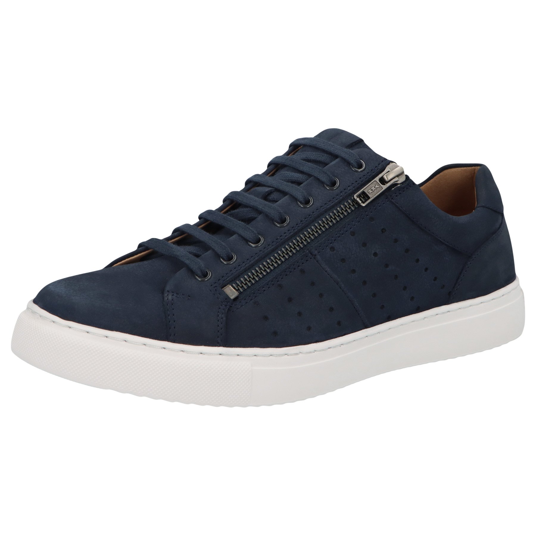 blaue halbschuh 3-4 ansicht