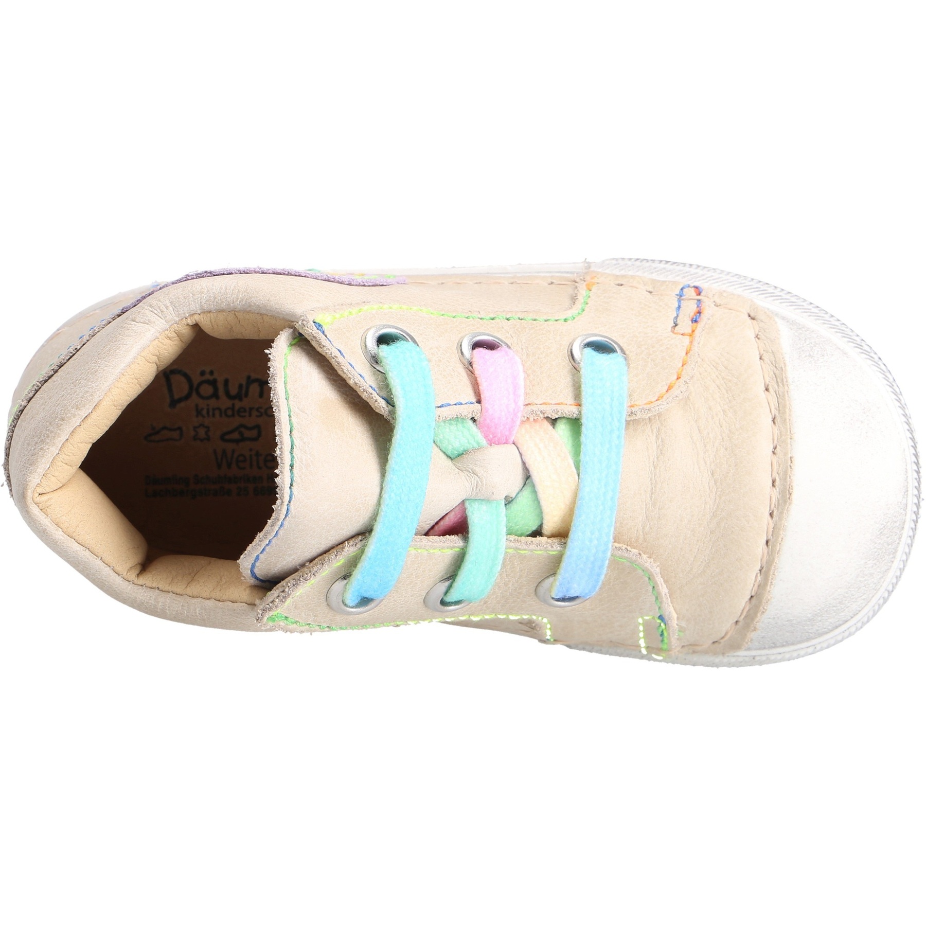 none lauflernschuhe draufsicht