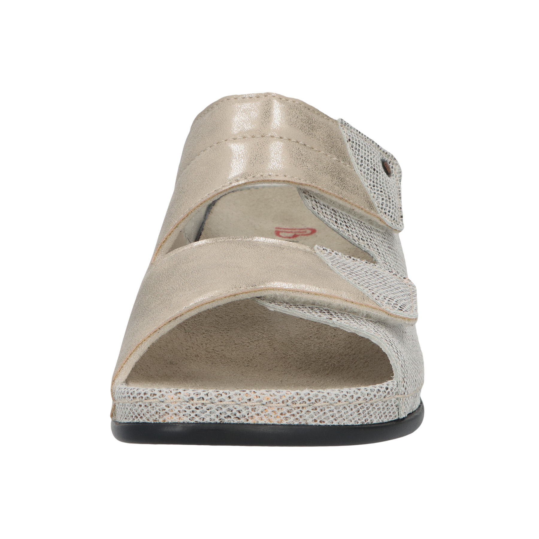 mehrfarbige pantolette vorderansicht