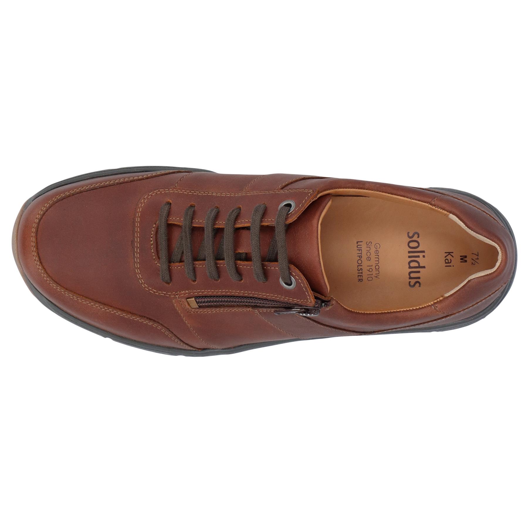 braune halbschuh draufsicht