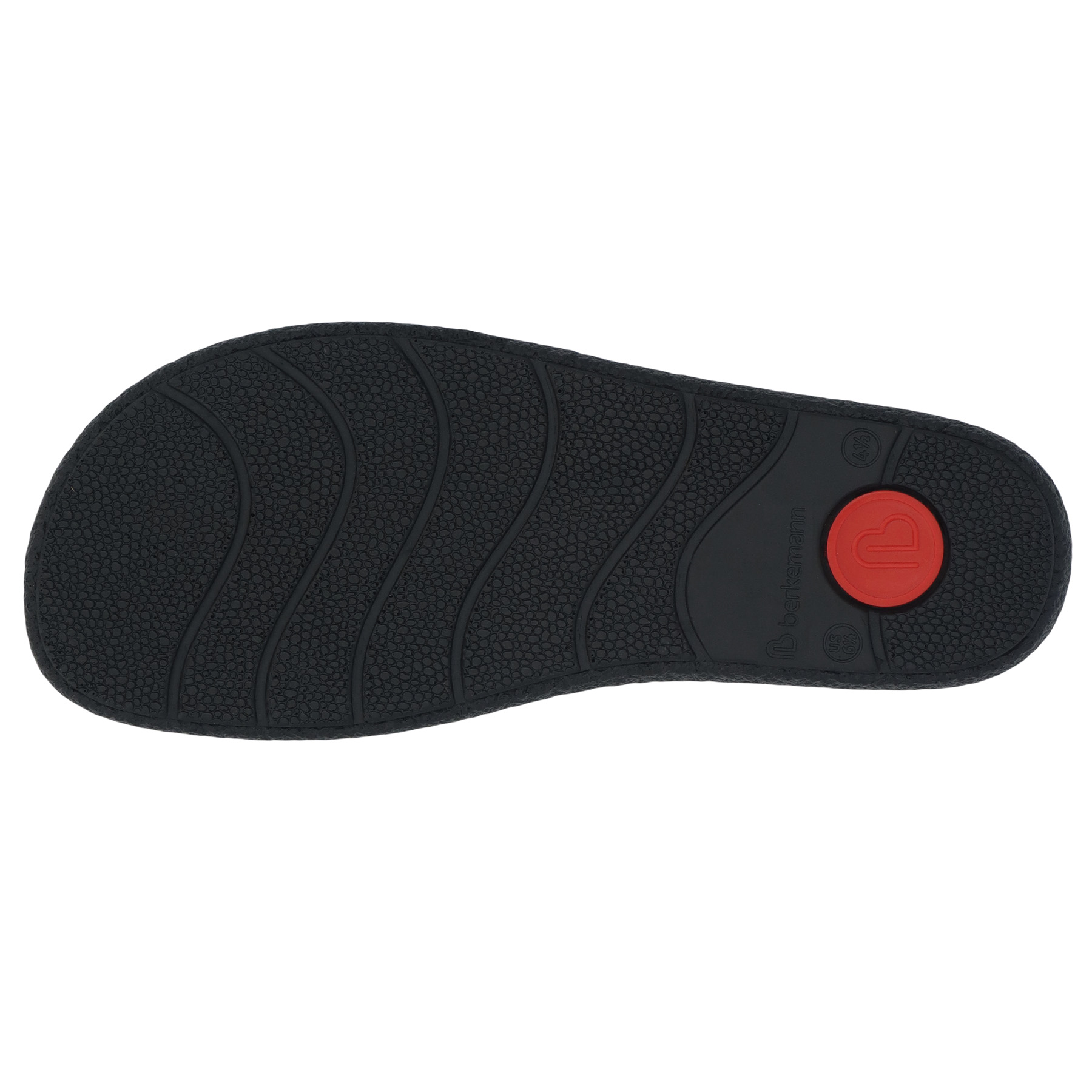 schwarze clogs sohlenansicht