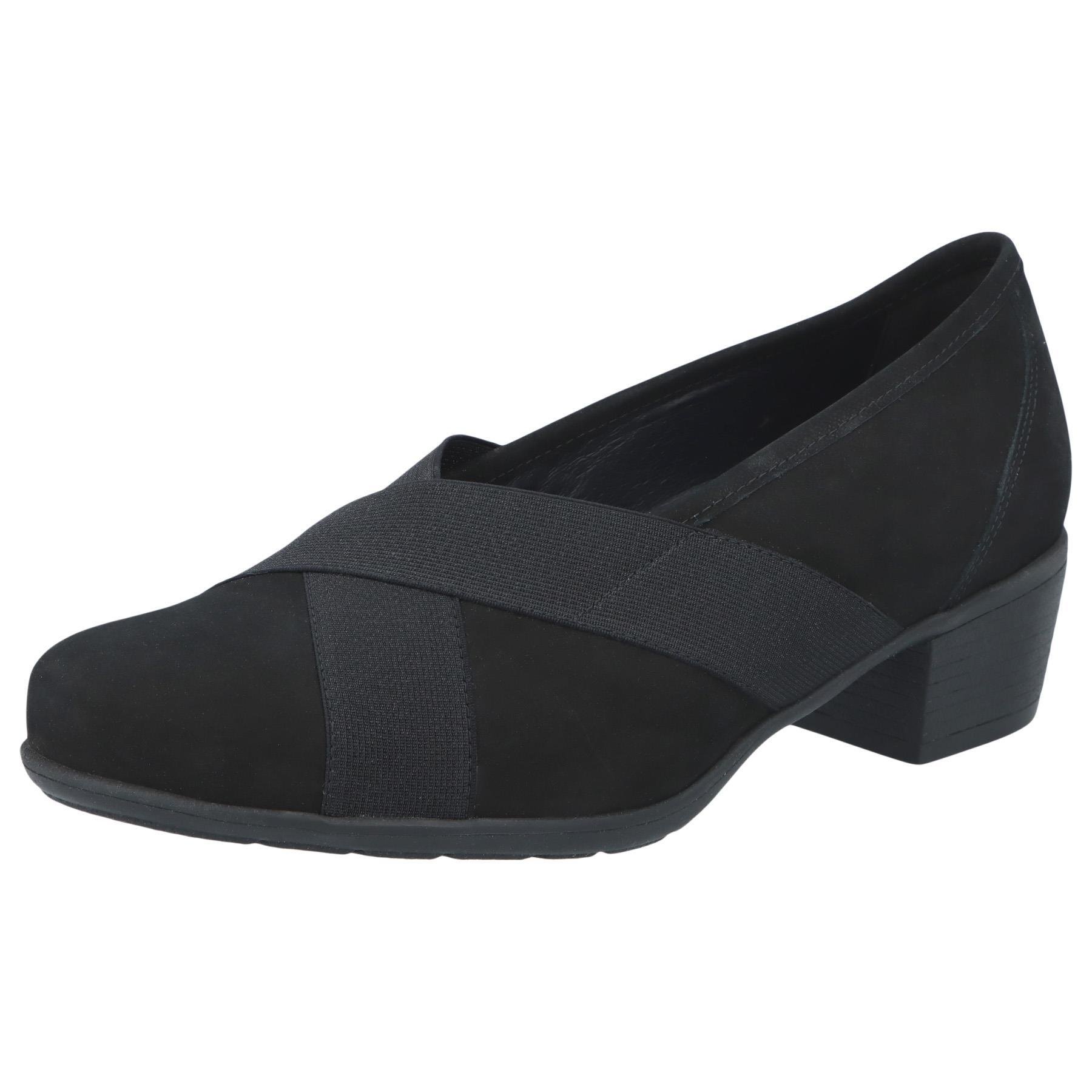 schwarze halbschuh 3-4 ansicht