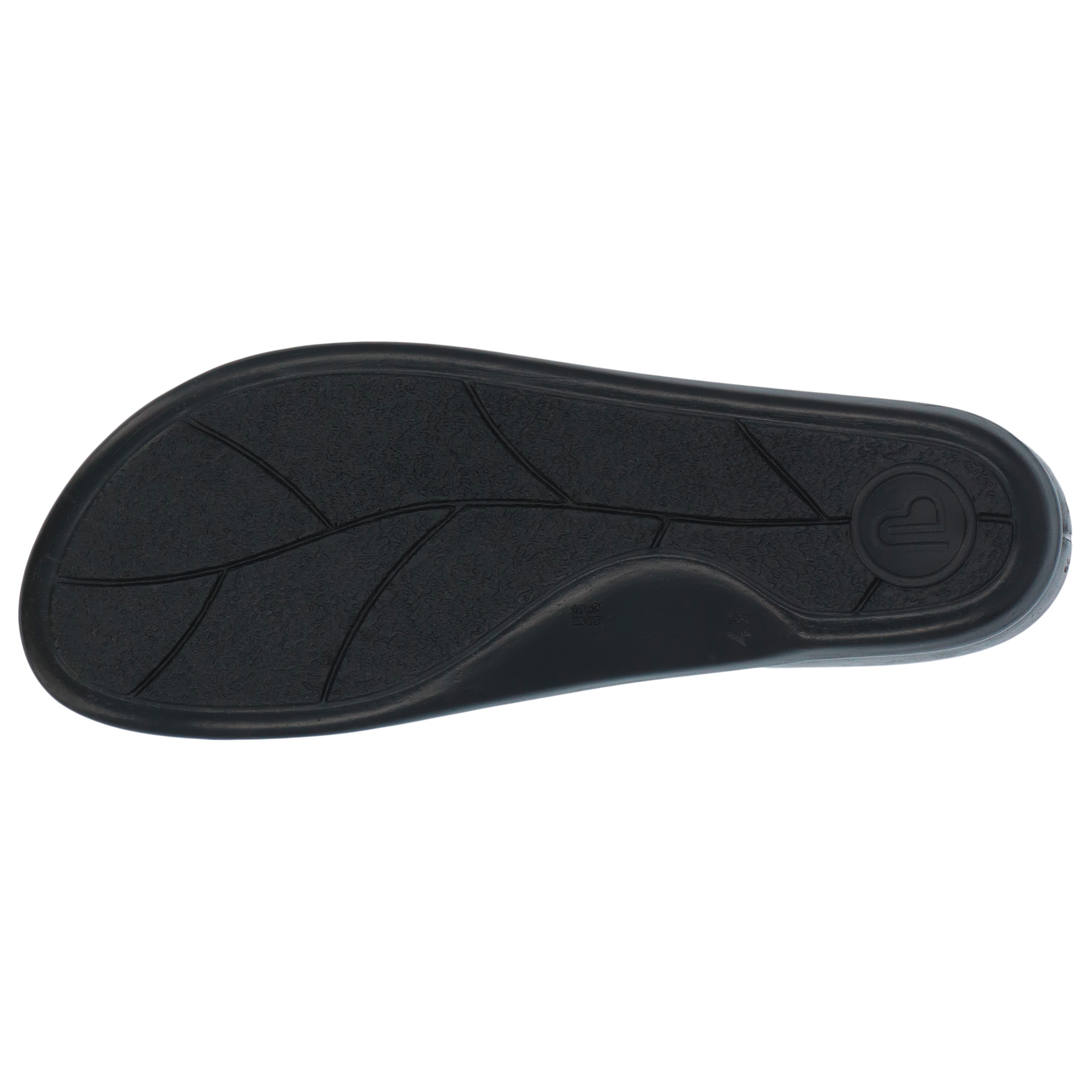 weiße pantolette sohlenansicht