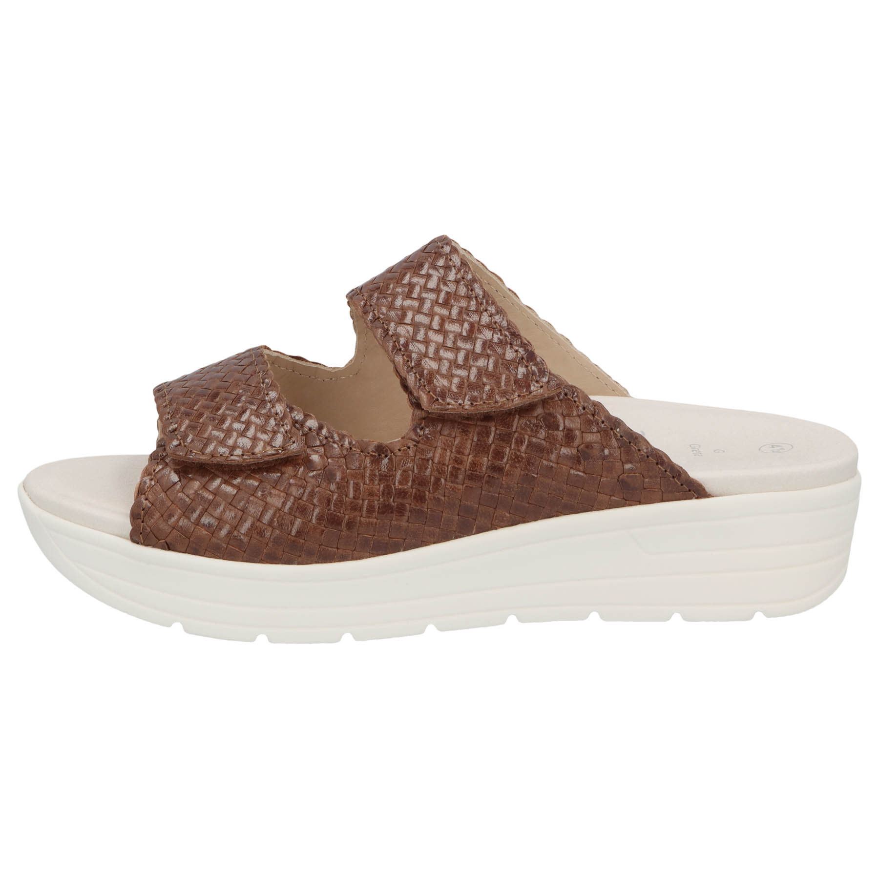 braune pantolette seitenansicht links