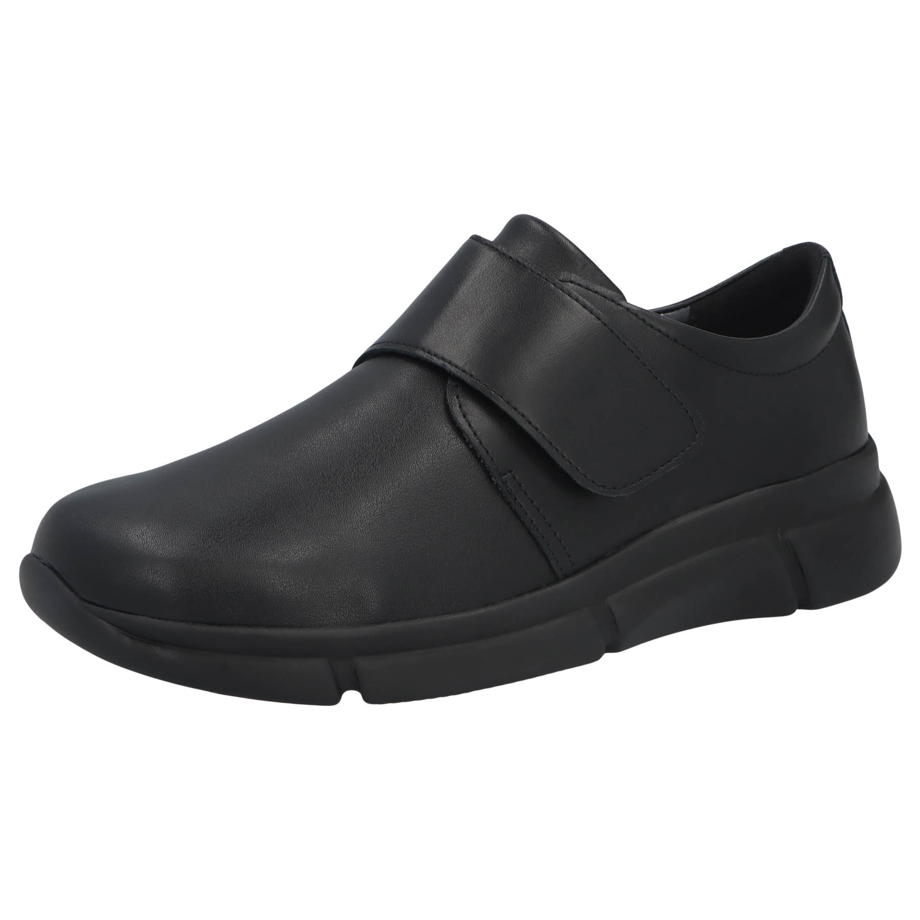 schwarze halbschuh 3-4 ansicht