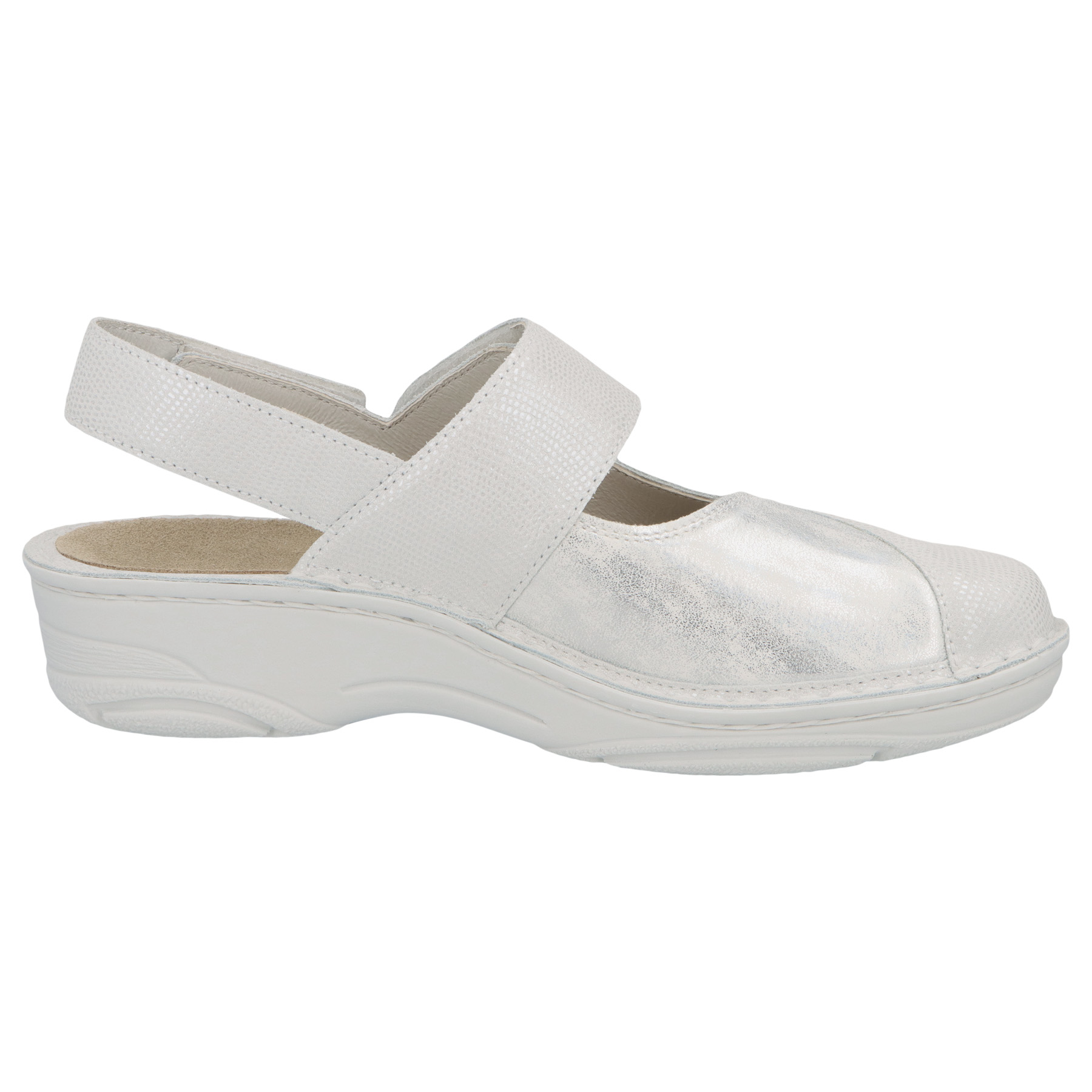 weiße clogs seitenansicht rechts