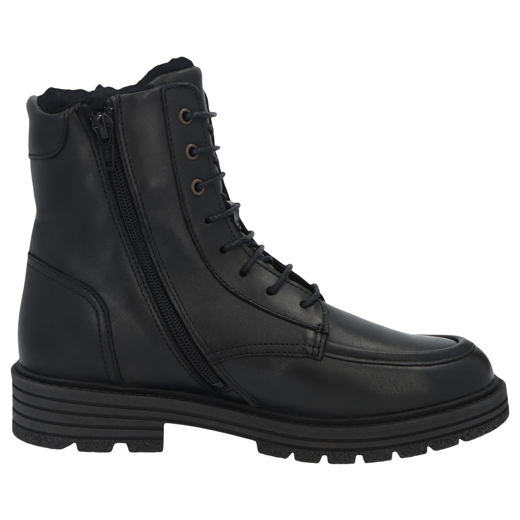 schwarze stiefel seitenansicht rechts