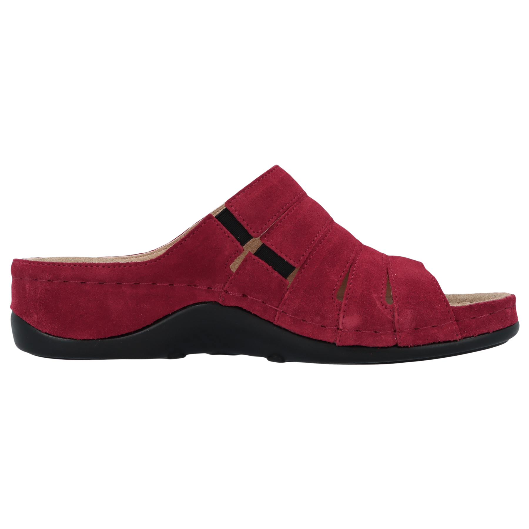 rote pantolette seitenansicht rechts