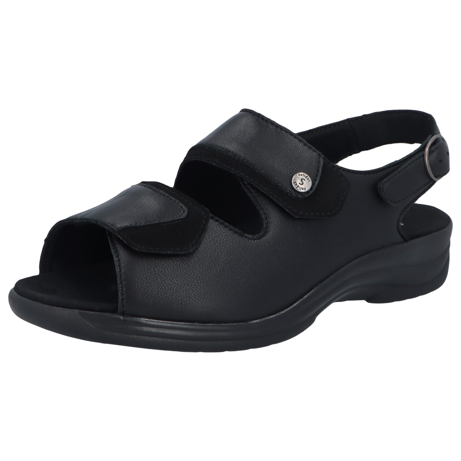 schwarze sandale 3-4 ansicht