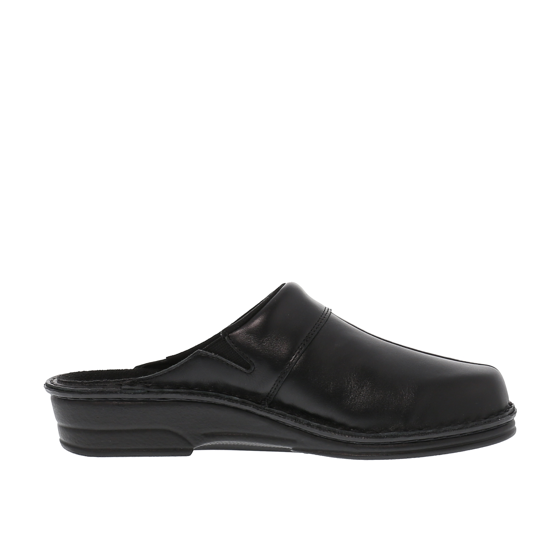 schwarze clogs seitenansicht rechts