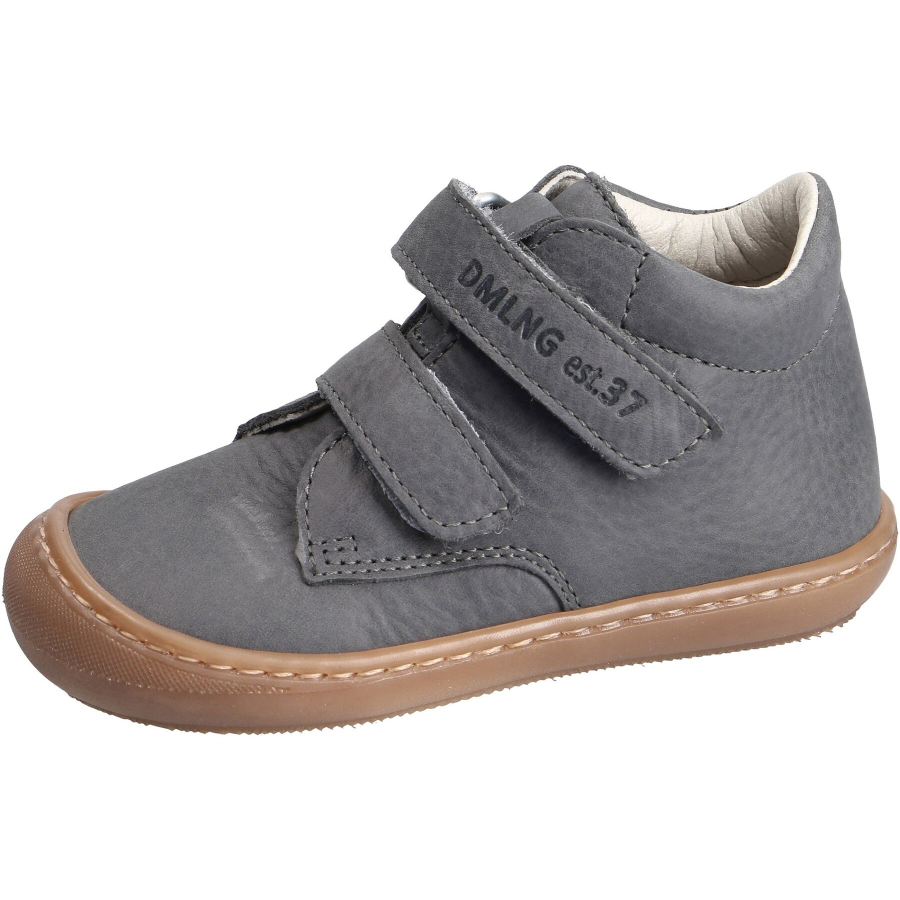 graue lauflernschuhe 3-4 ansicht