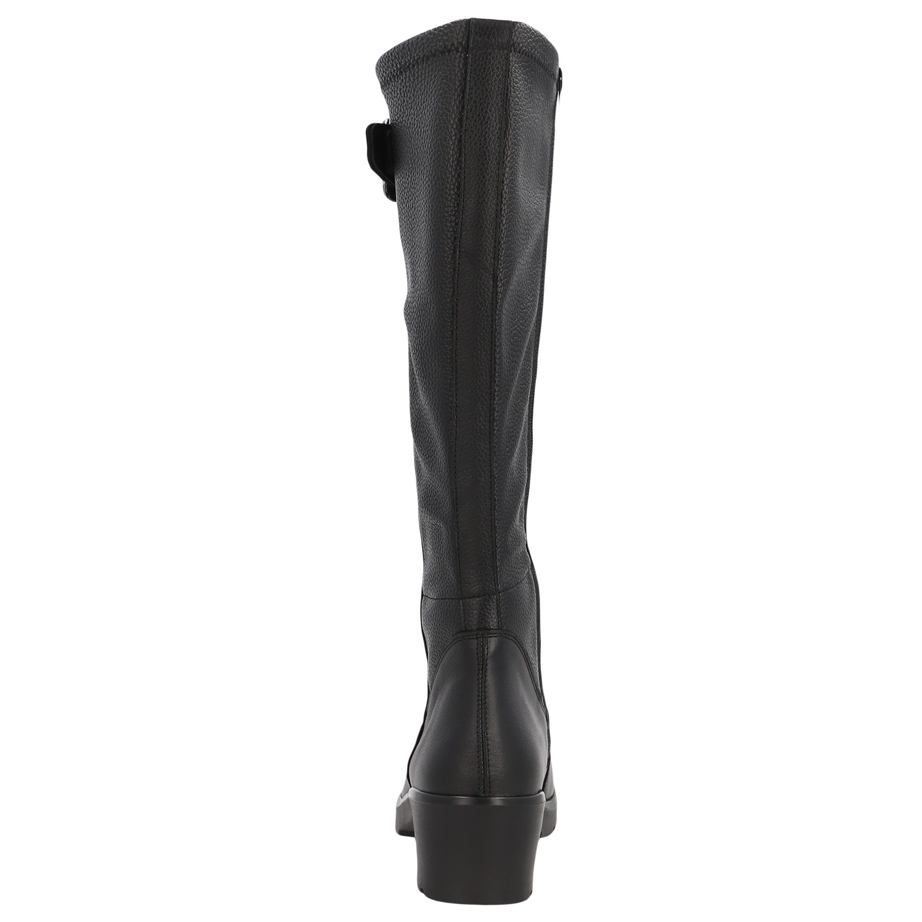schwarze stiefel hinteransicht