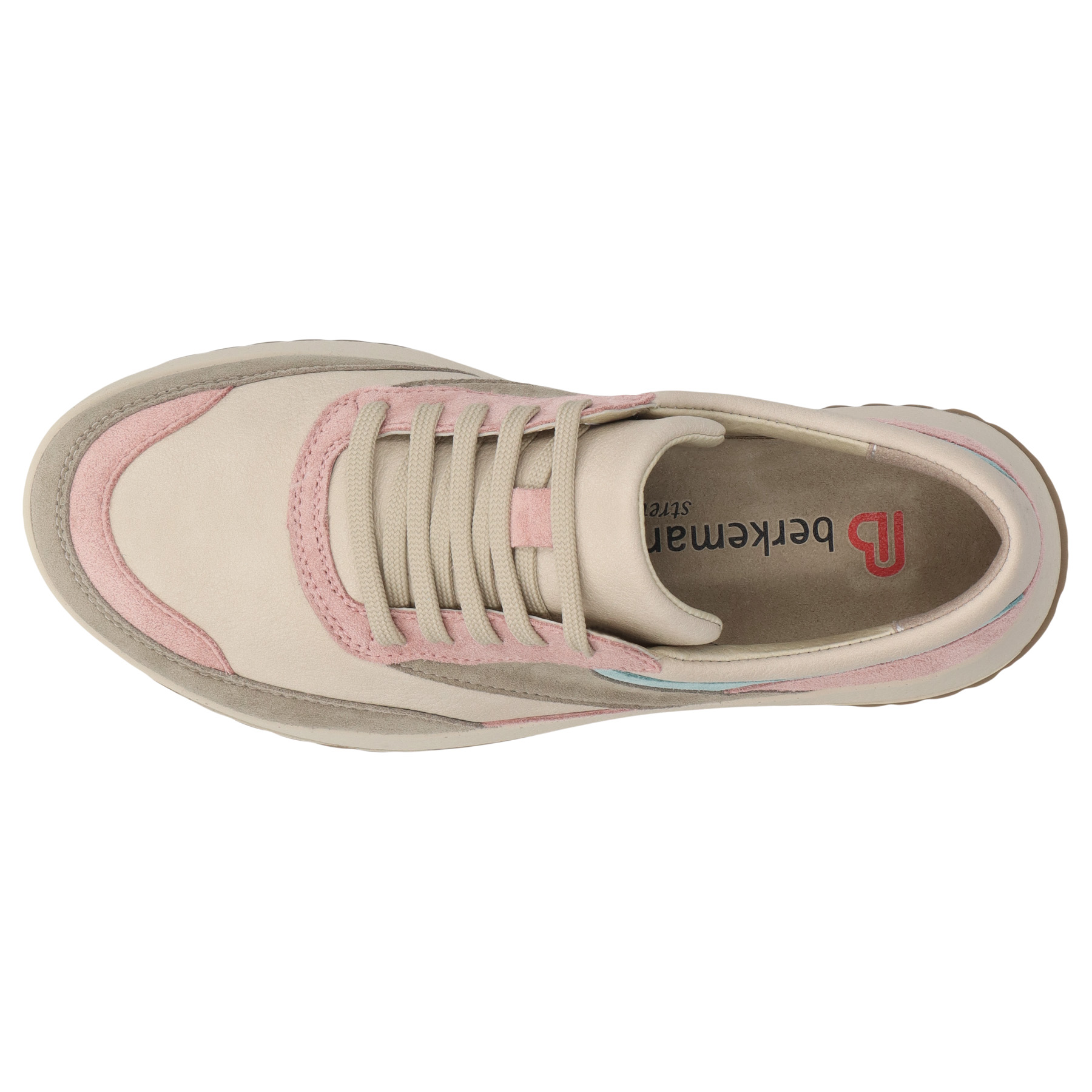 mehrfarbige sneaker draufsicht