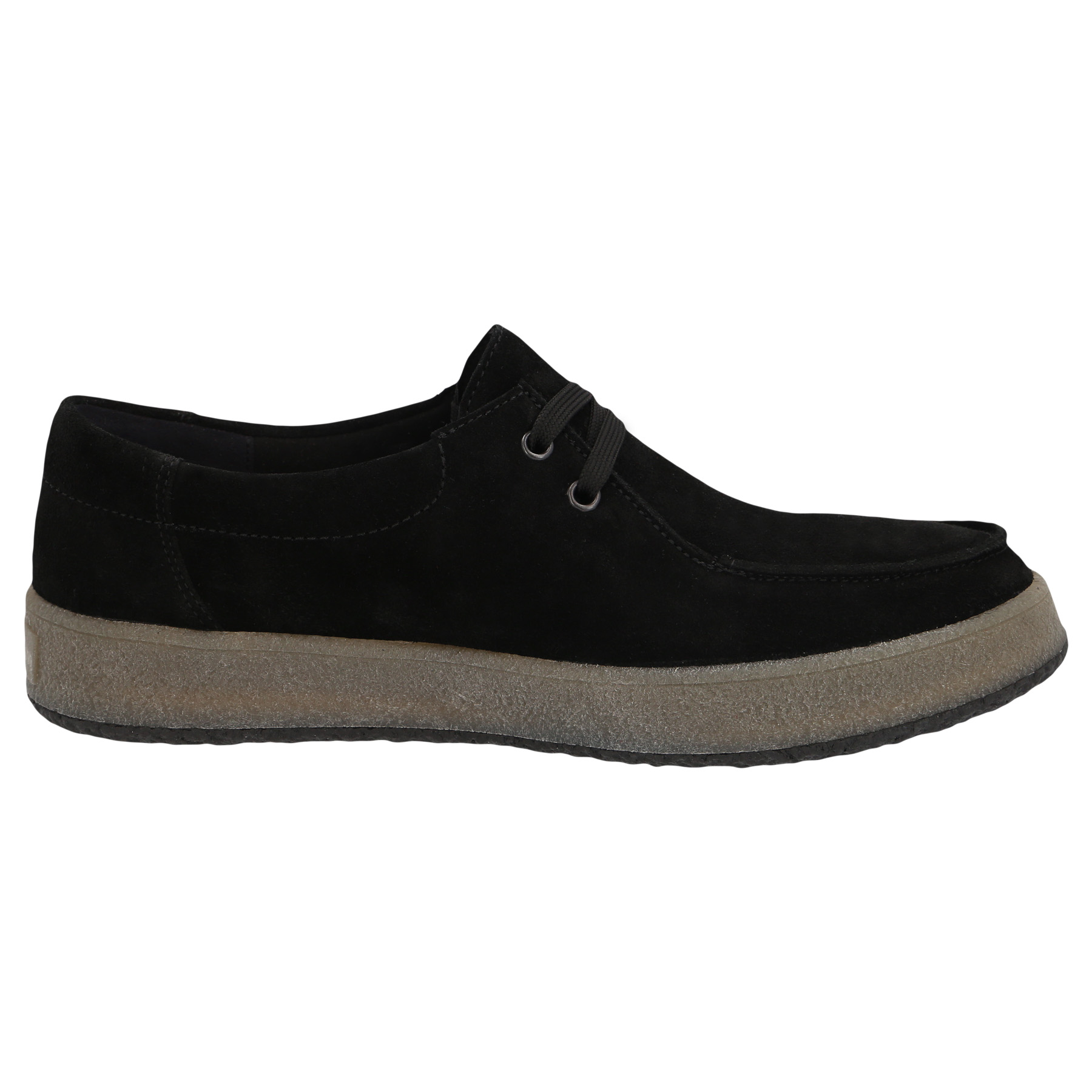 schwarze halbschuh seitenansicht rechts