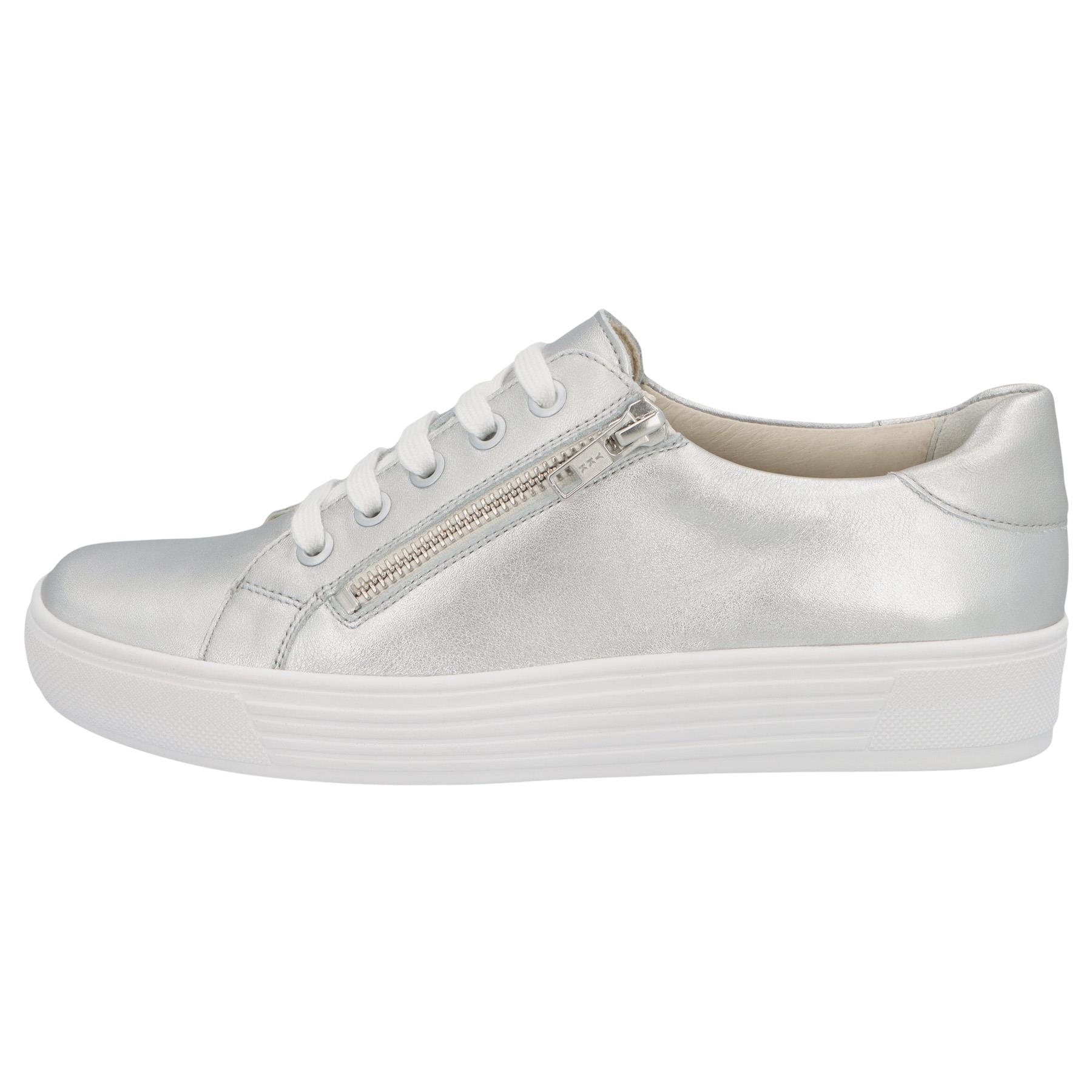 graue halbschuh seitenansicht links