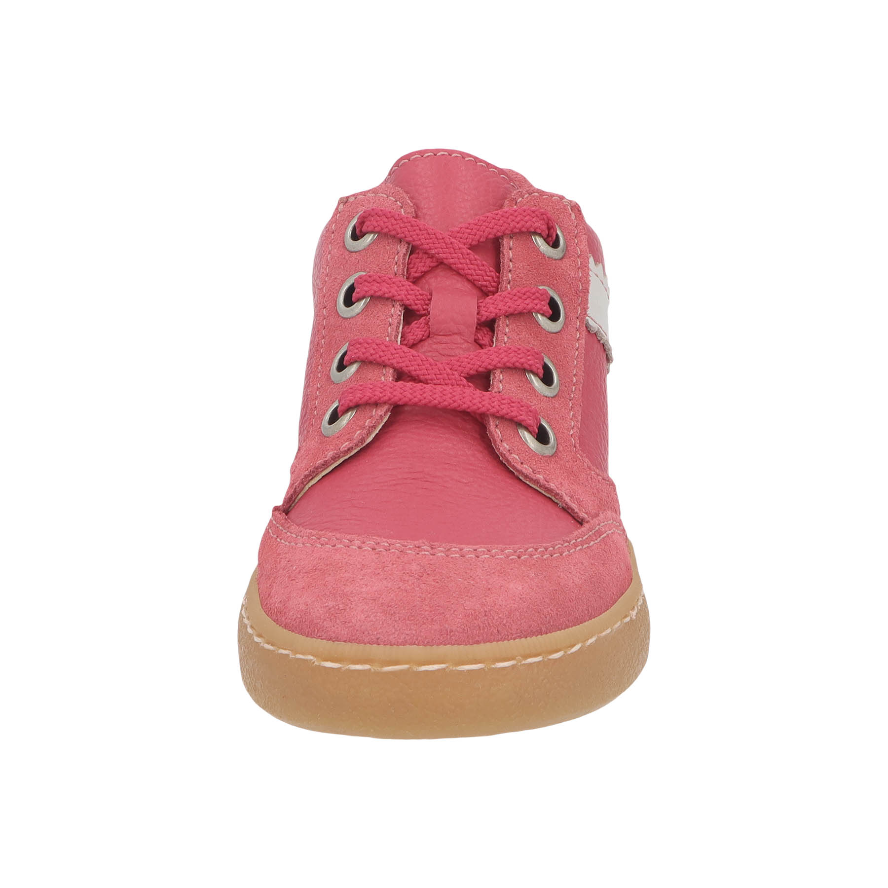 rote lauflernschuhe vorderansicht