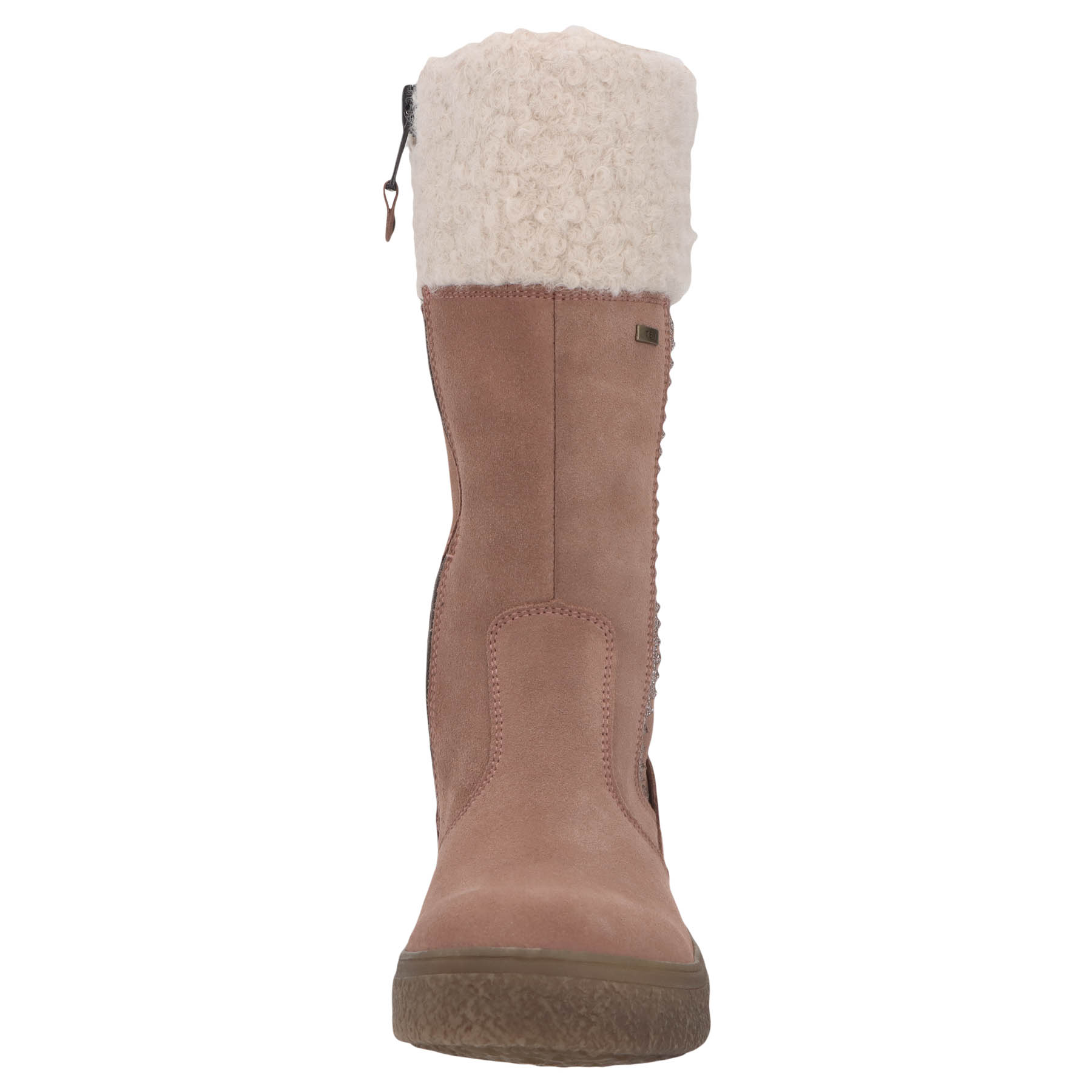 rote stiefel vorderansicht