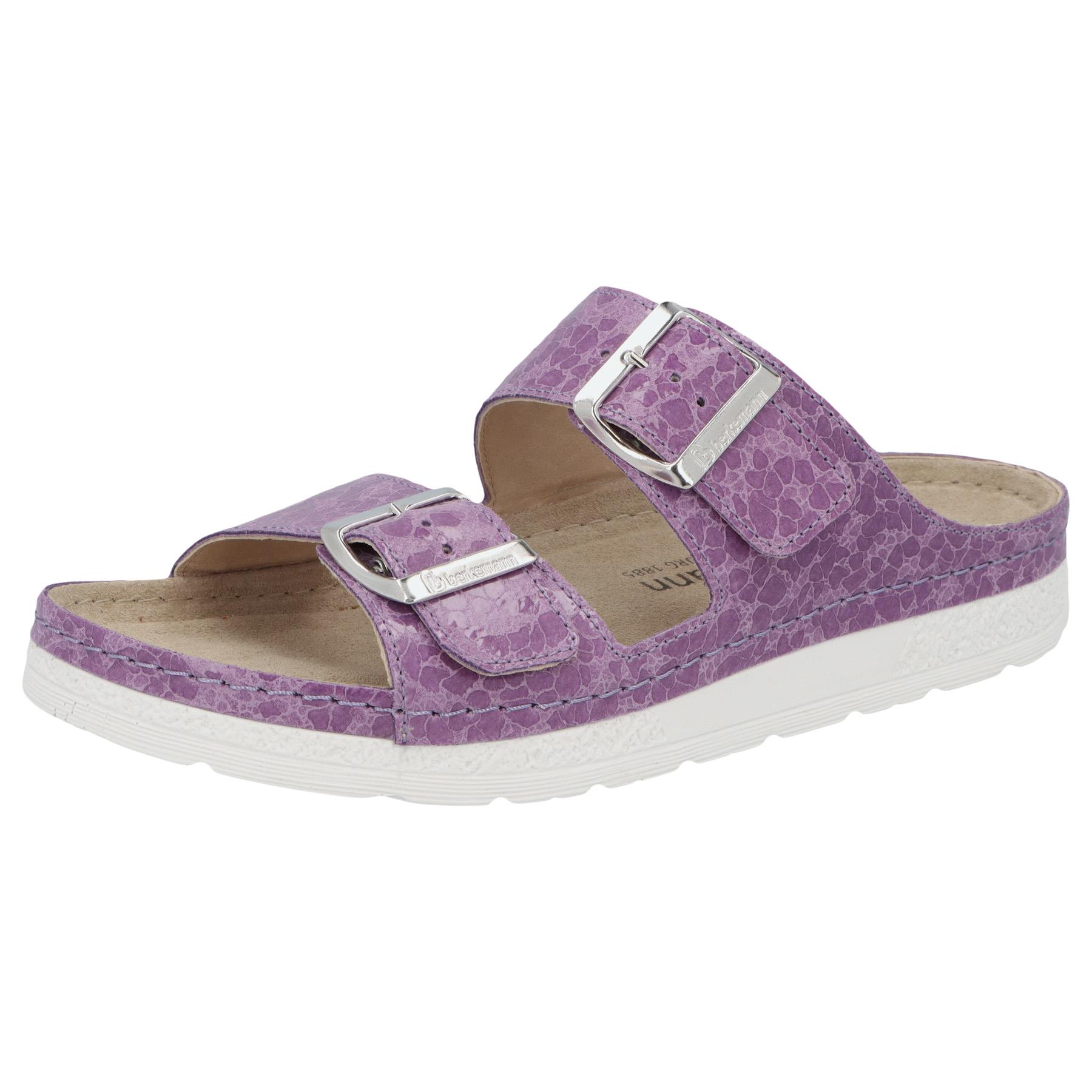 blaue pantolette 3-4 ansicht