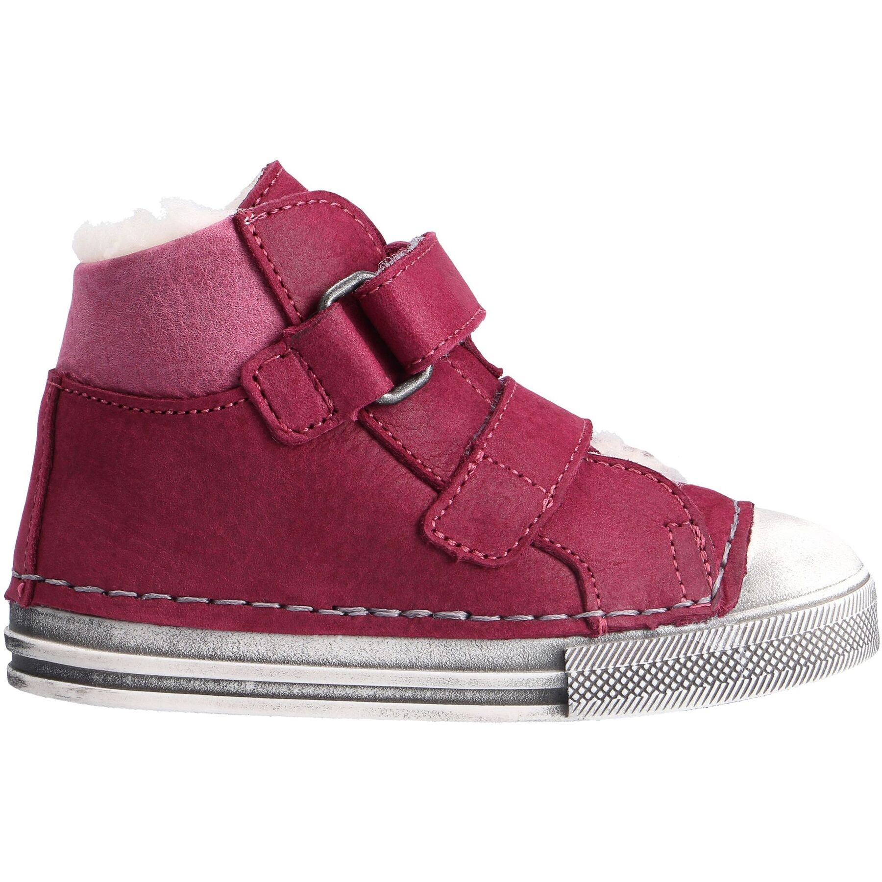 rote lauflernschuhe seitenansicht rechts