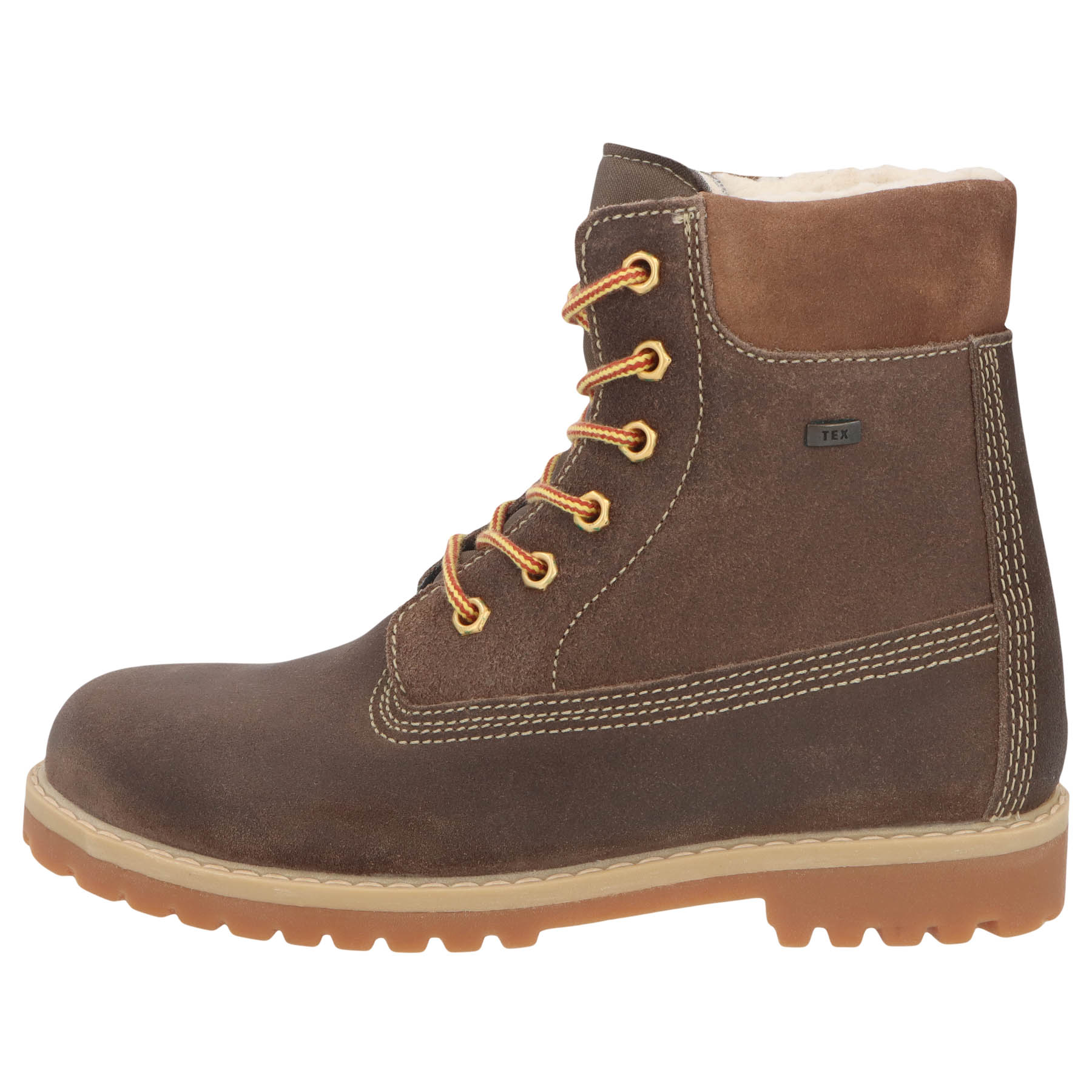 graue stiefeletten seitenansicht links