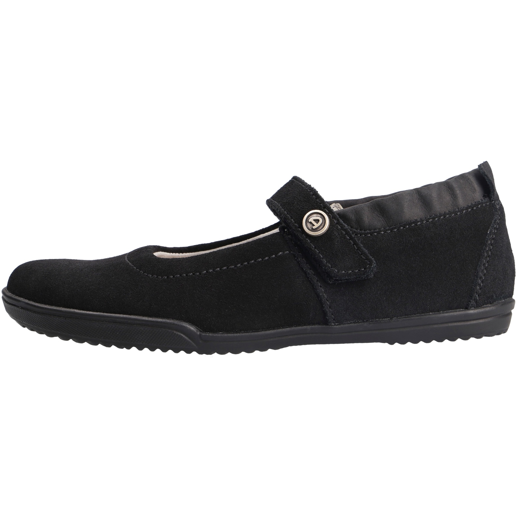 schwarze ballerina seitenansicht links