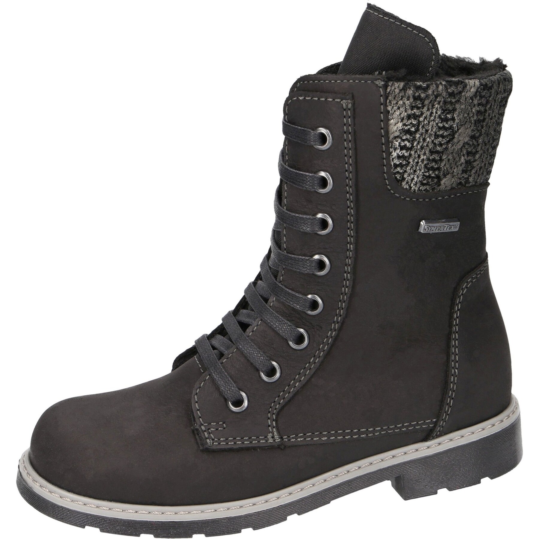 schwarze stiefel 3-4 ansicht