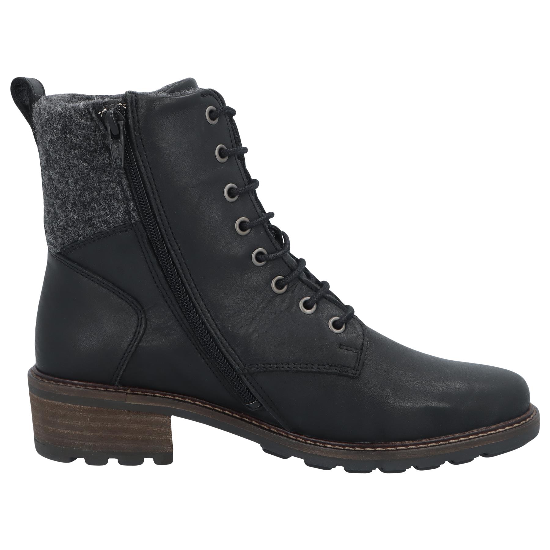 schwarze stiefel seitenansicht rechts