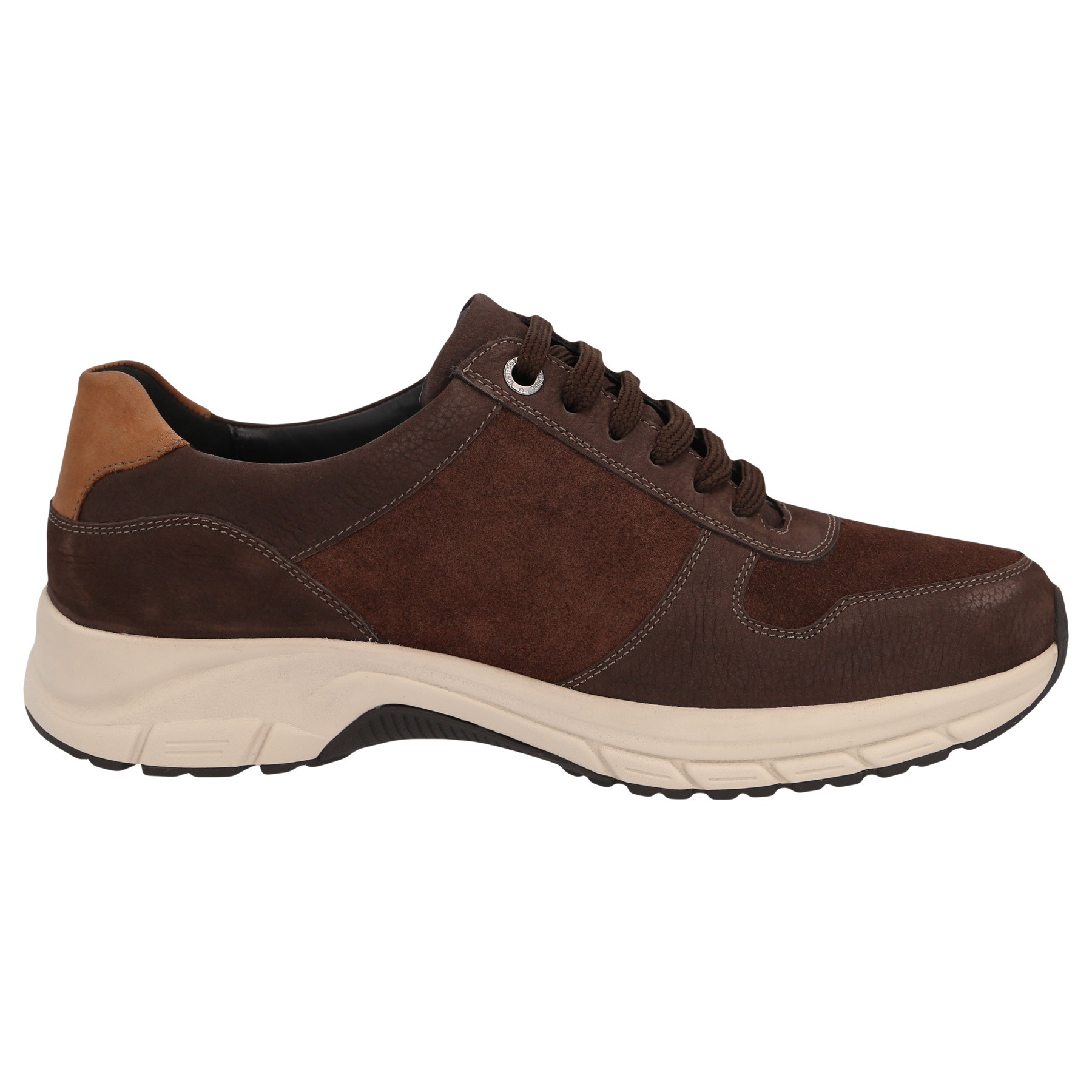 braune halbschuh seitenansicht rechts