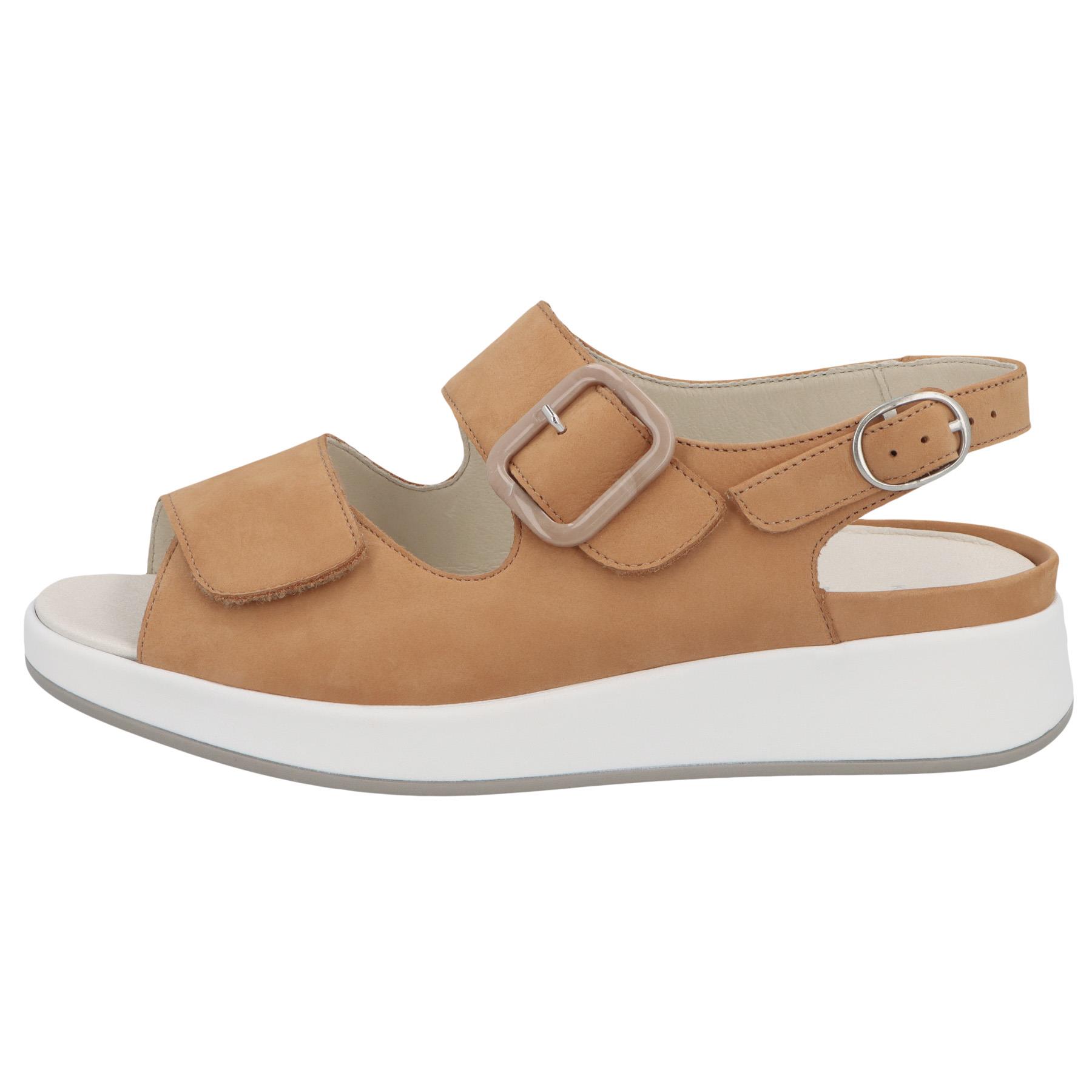 braune sandale seitenansicht links