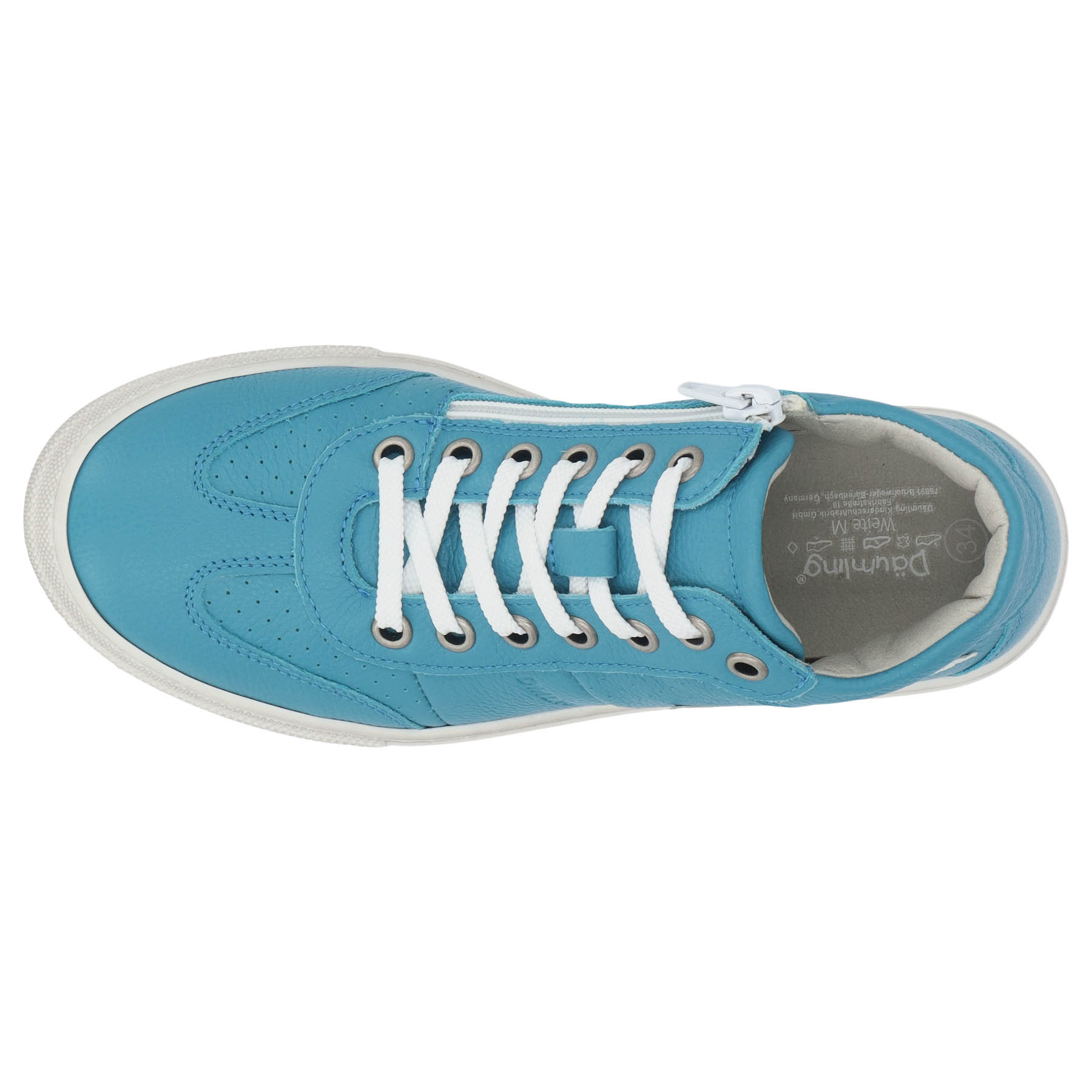 blaue mid cut draufsicht