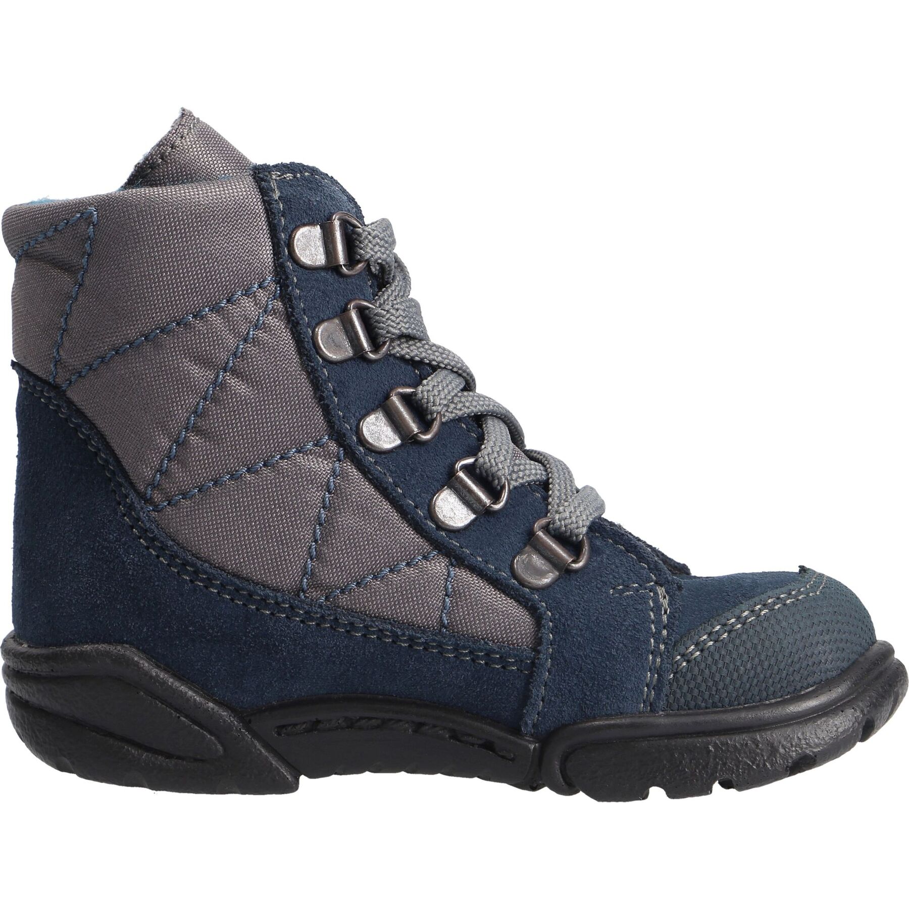 blaue stiefeletten seitenansicht rechts