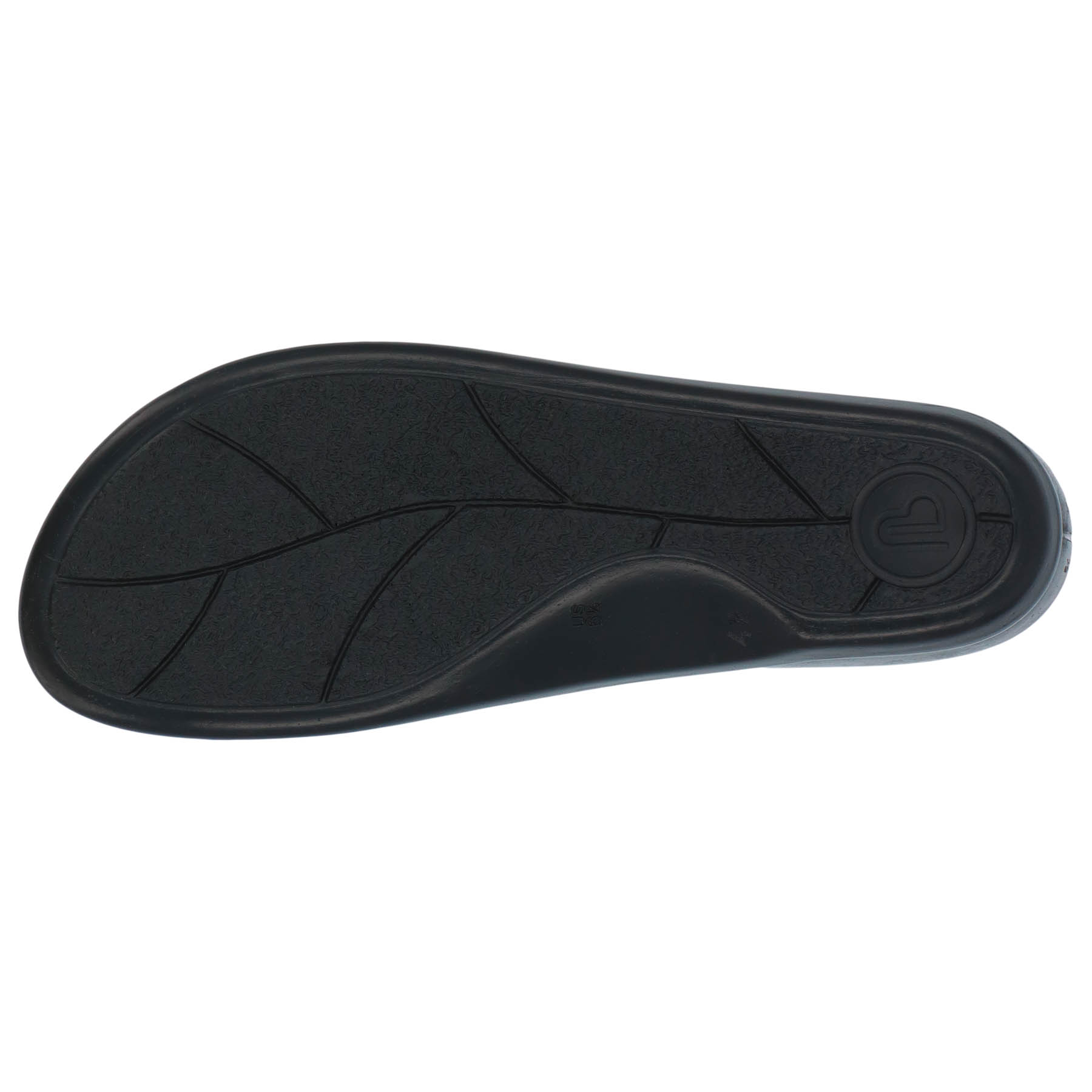 braune pantolette sohlenansicht