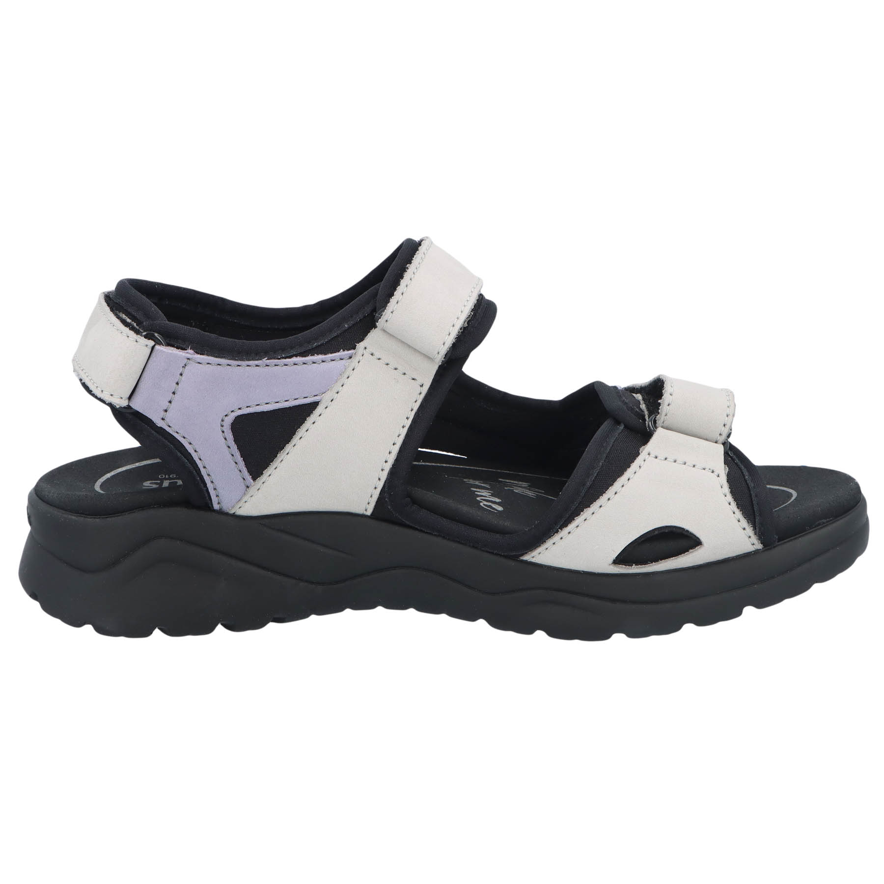 graue sandale seitenansicht rechts