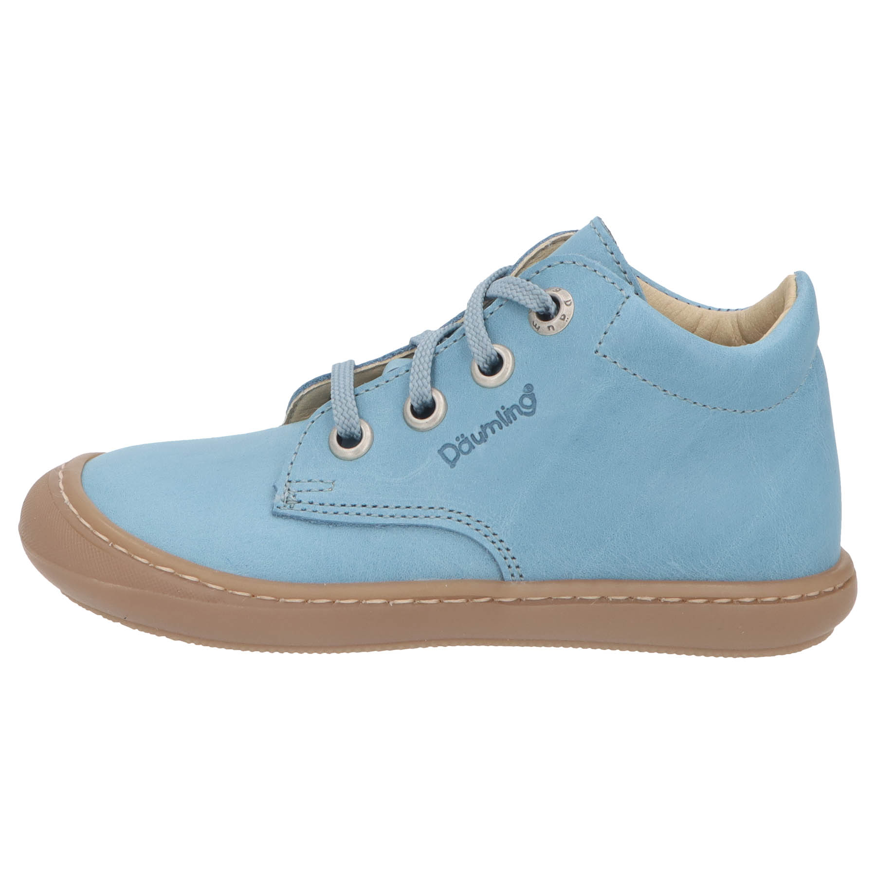 blaue lauflernschuhe seitenansicht links