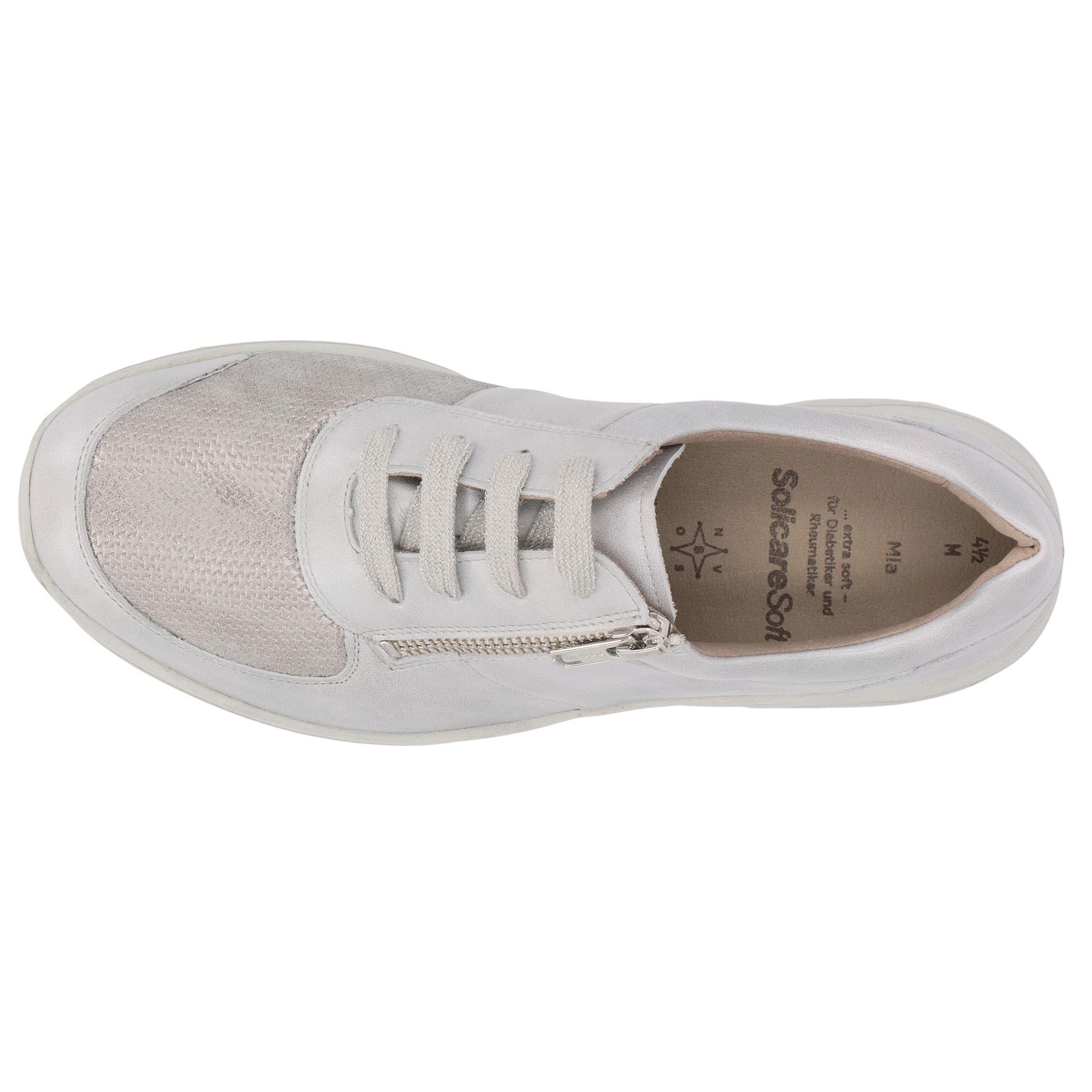 graue halbschuh draufsicht