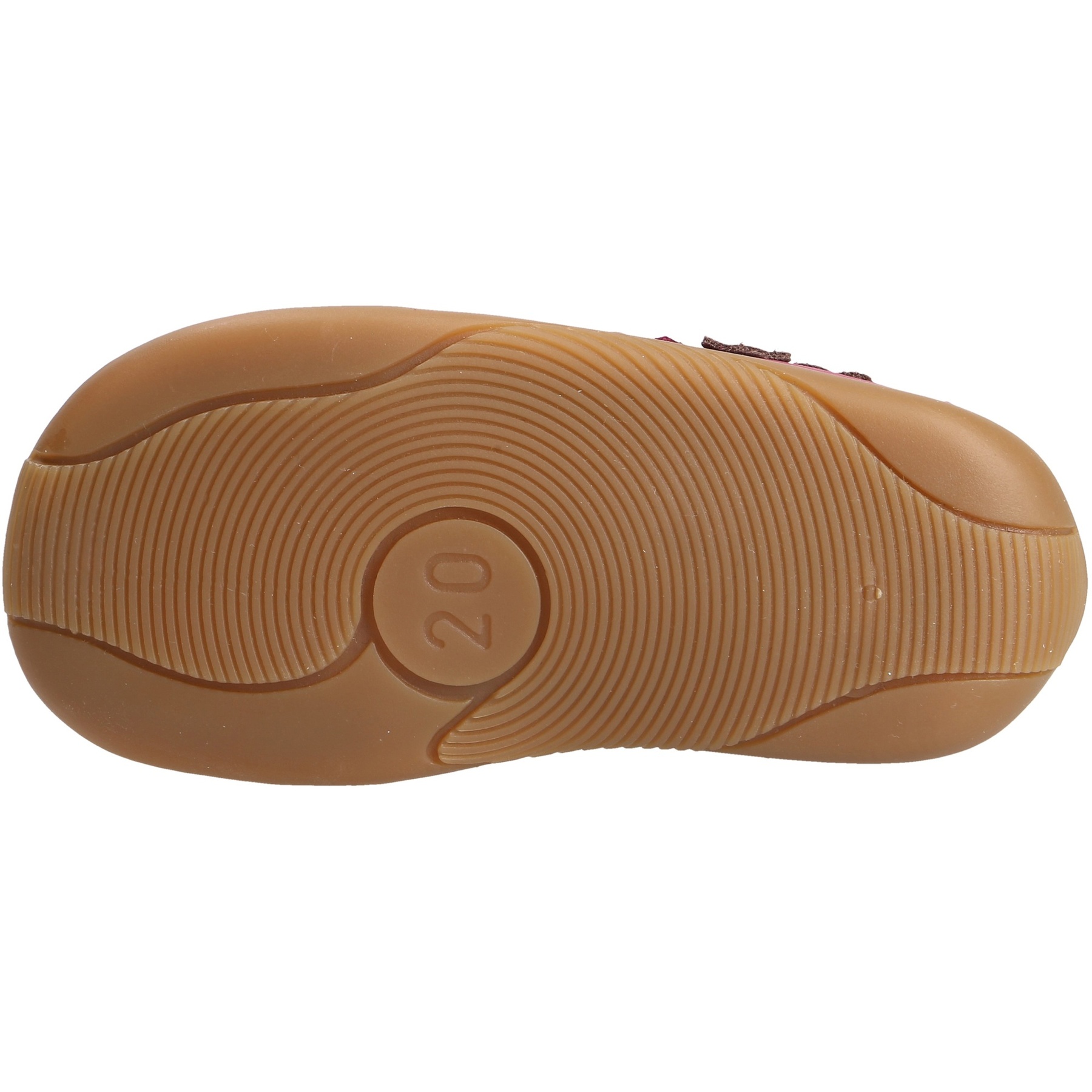 rote lauflernschuhe sohlenansicht