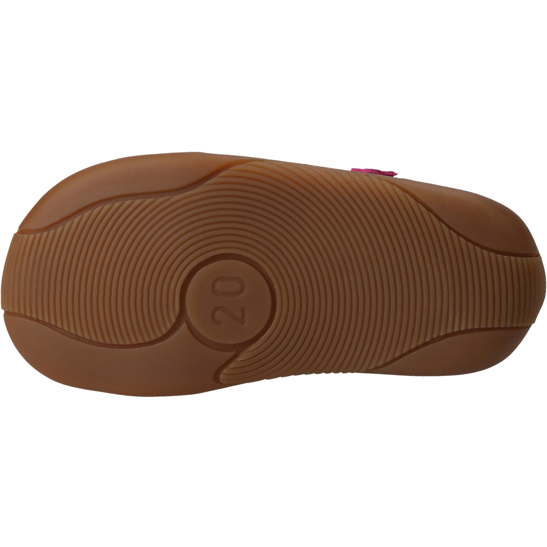 rote lauflernschuhe sohlenansicht