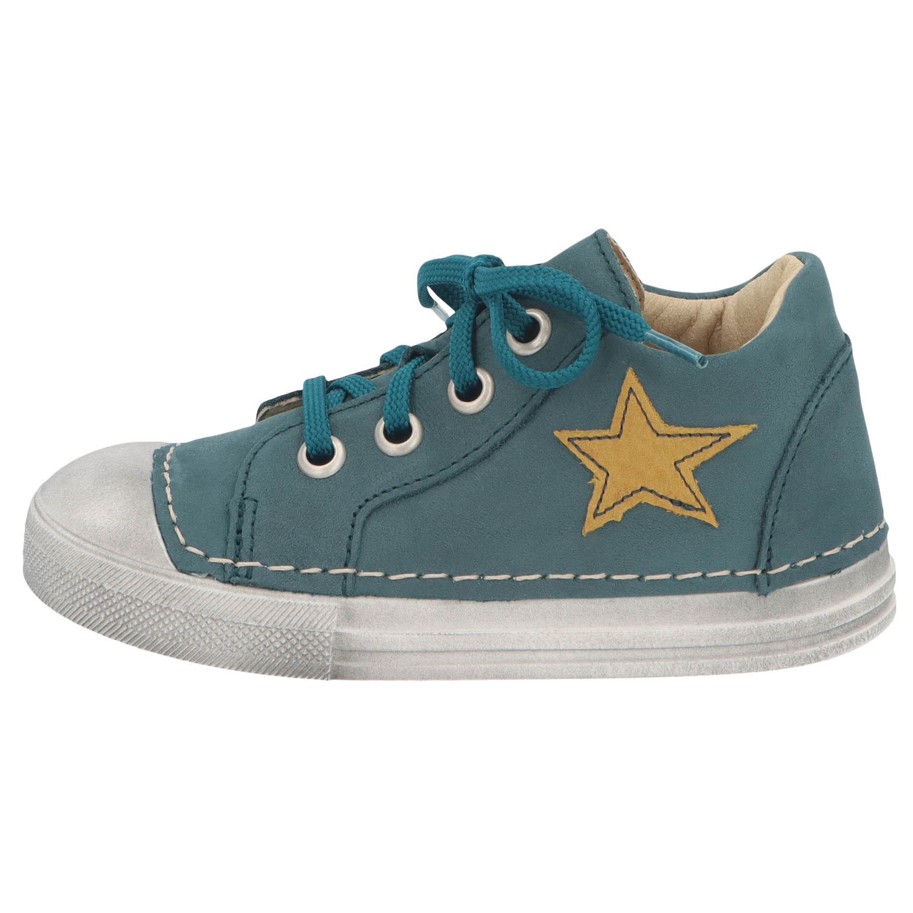 blaue lauflernschuhe seitenansicht links
