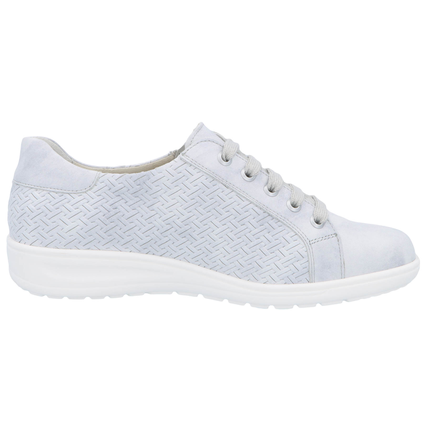 graue halbschuh seitenansicht rechts